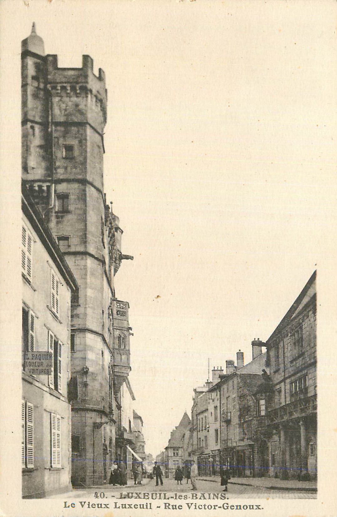 CPA Luxeuil les Bains Le Vieux Luxeuil Rue Victor Genoux