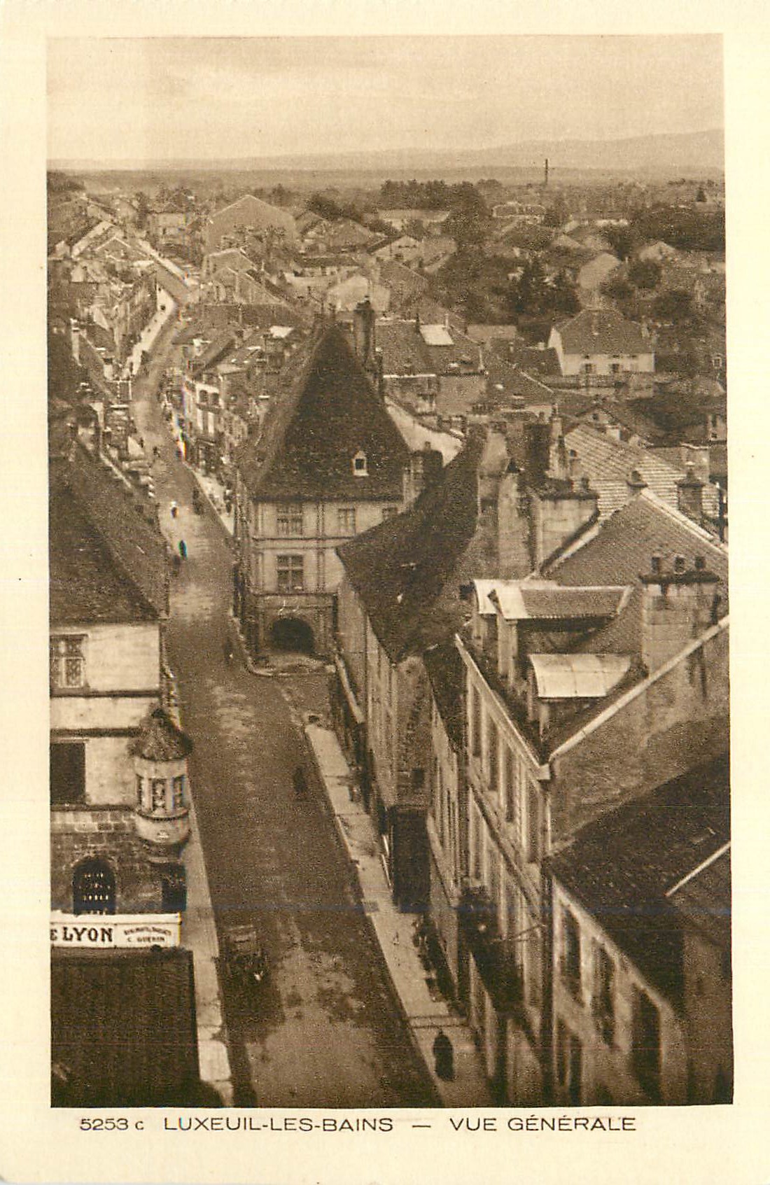 LUXEUIL-LES-BAINS — VUE GÉNÉRALE — Éditeur Lyon, n° 5253 c