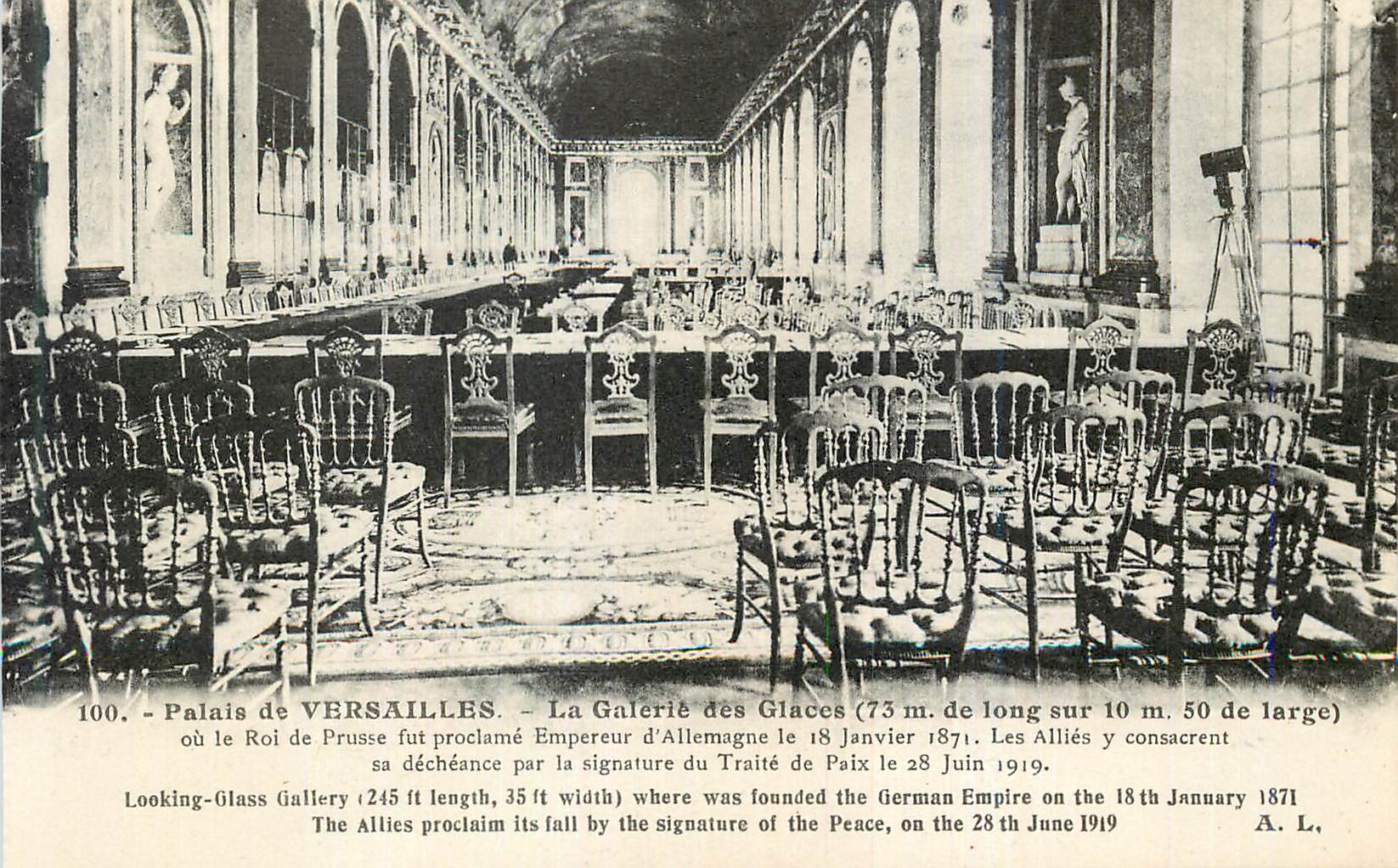 CPA Palais de Versailles La Galerie des Glaces