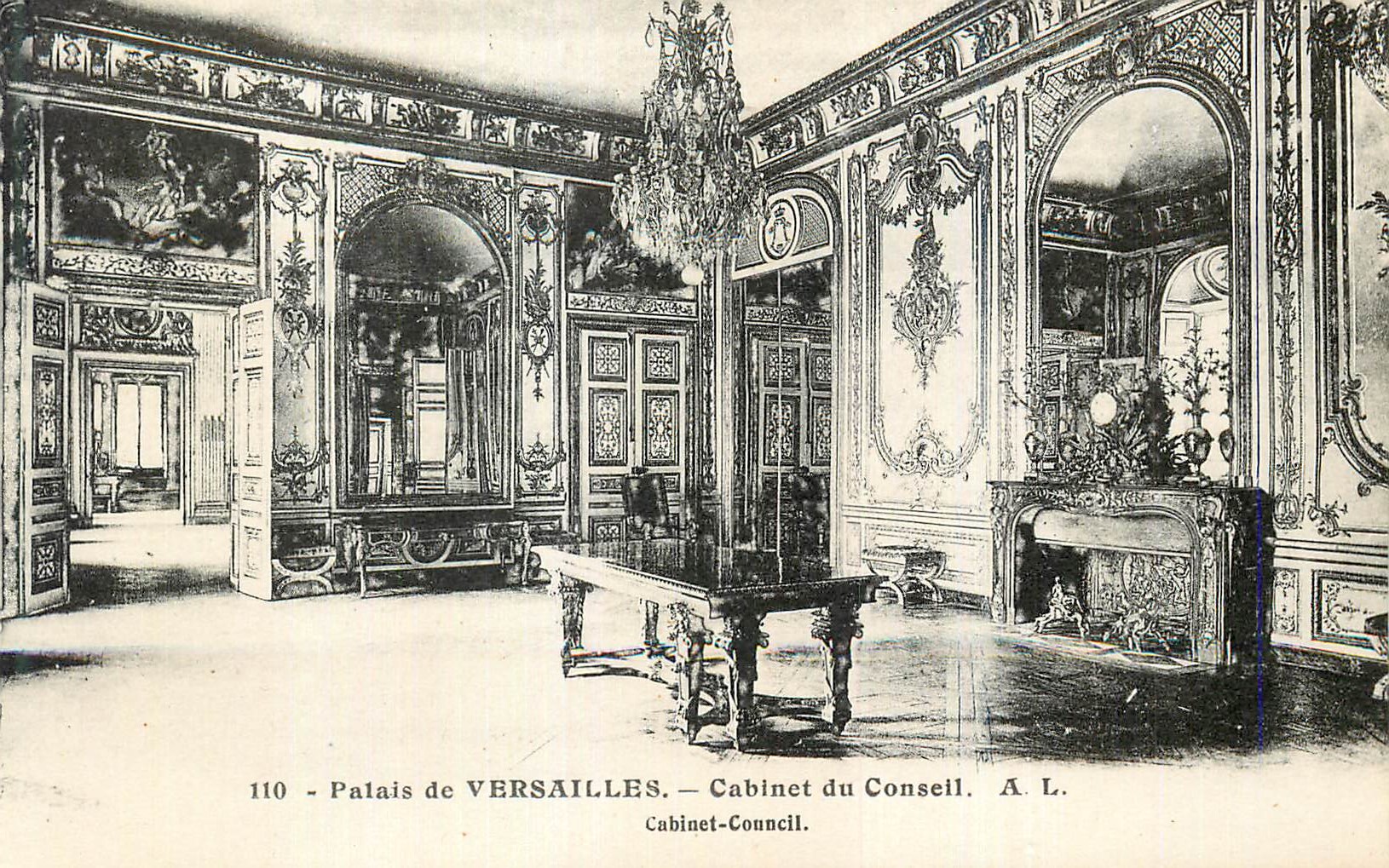 CPA Palais de Versailles Cabinet du Conseil