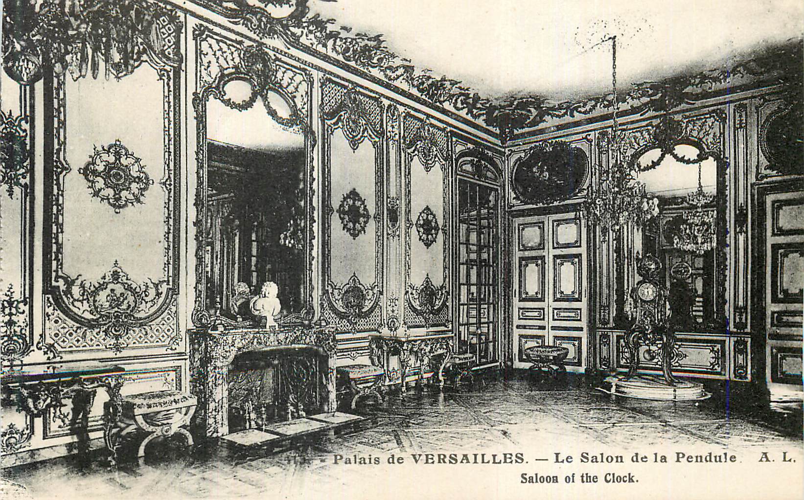 CPA Palais de Versailles Le Salon de la Pendule