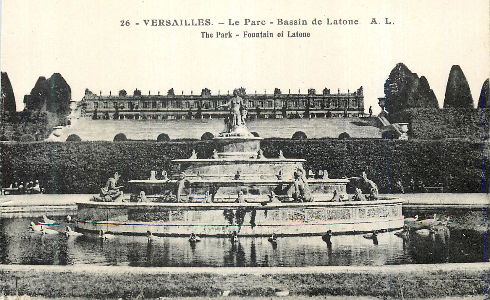 Versailles — Le Parc - Bassin de Latone — A. L.