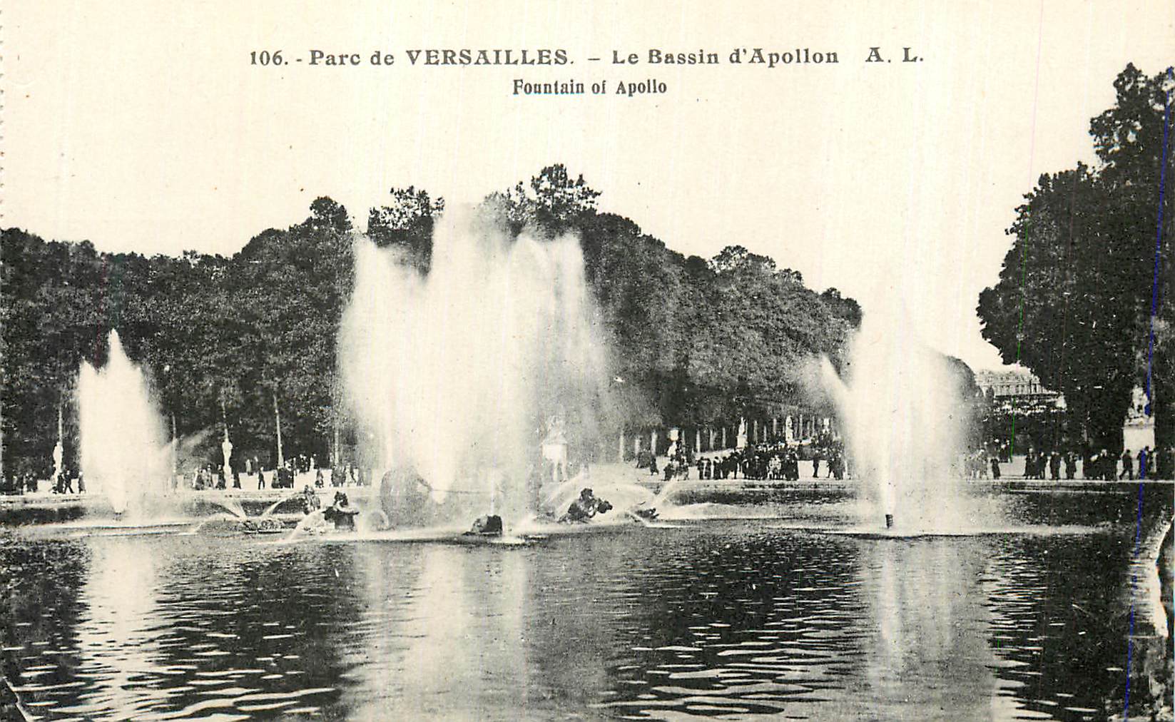 CPA Parc de Versailles Le Bassin d Apollon