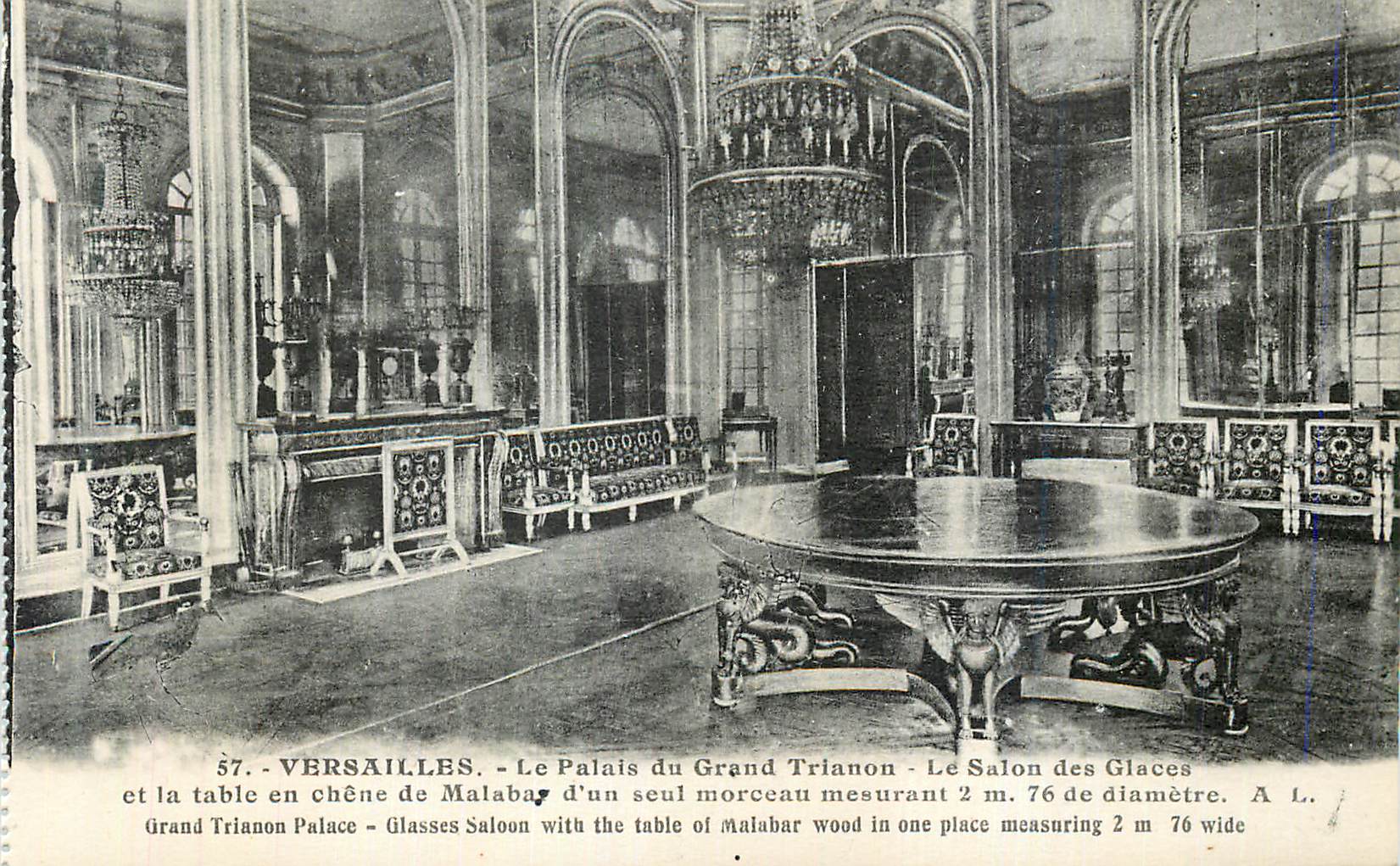 CPA Versailles Le Palais du Grand Trianon Le Salon des Glaces