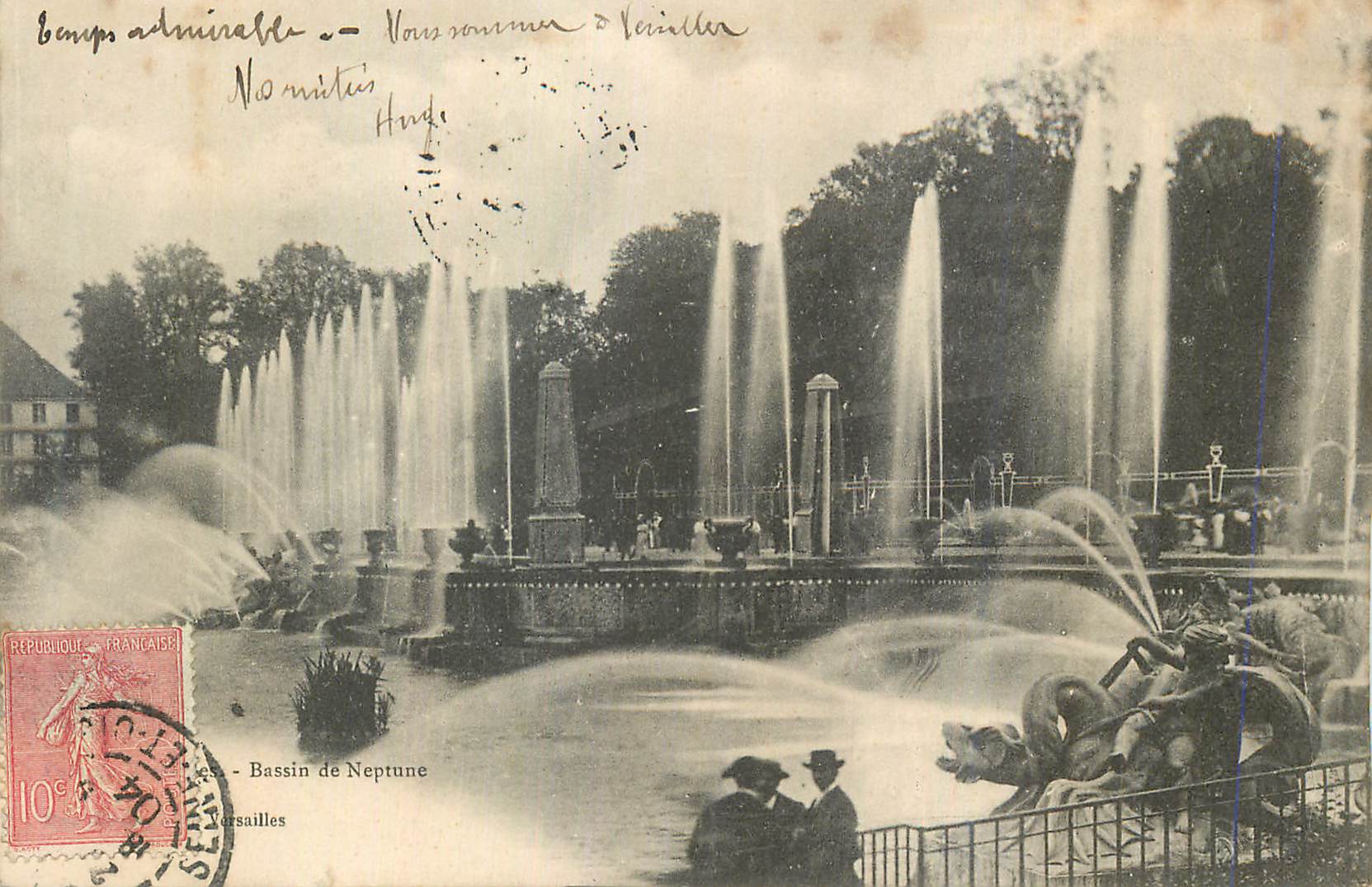 CPA Parc de Versailles Bassin de Neptune