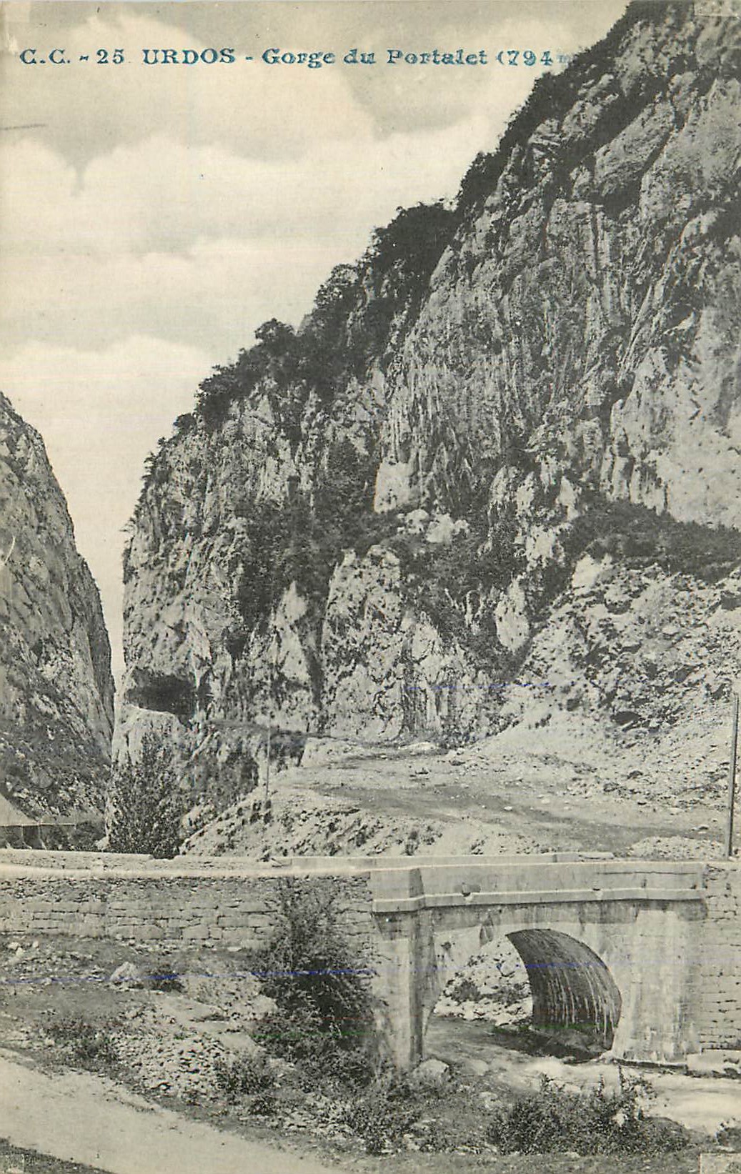 CPA Urdos Gorge du Portalet