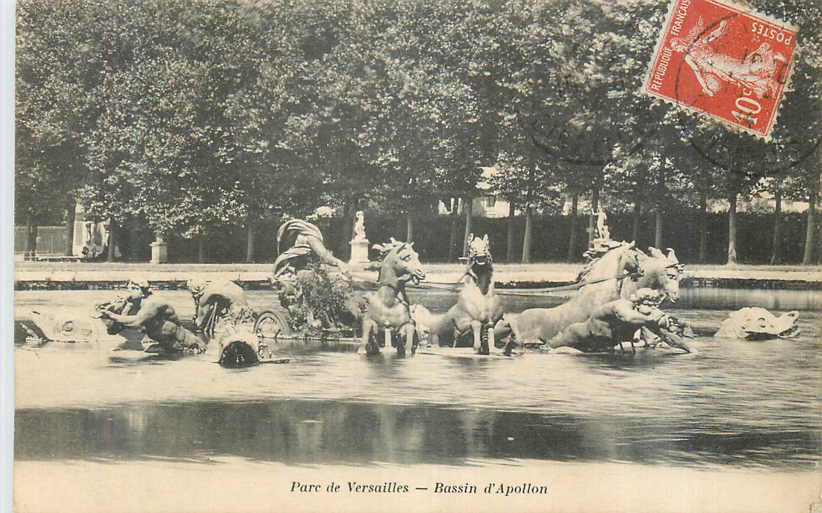 CPA Parc de Versailles Bassin d Apollon