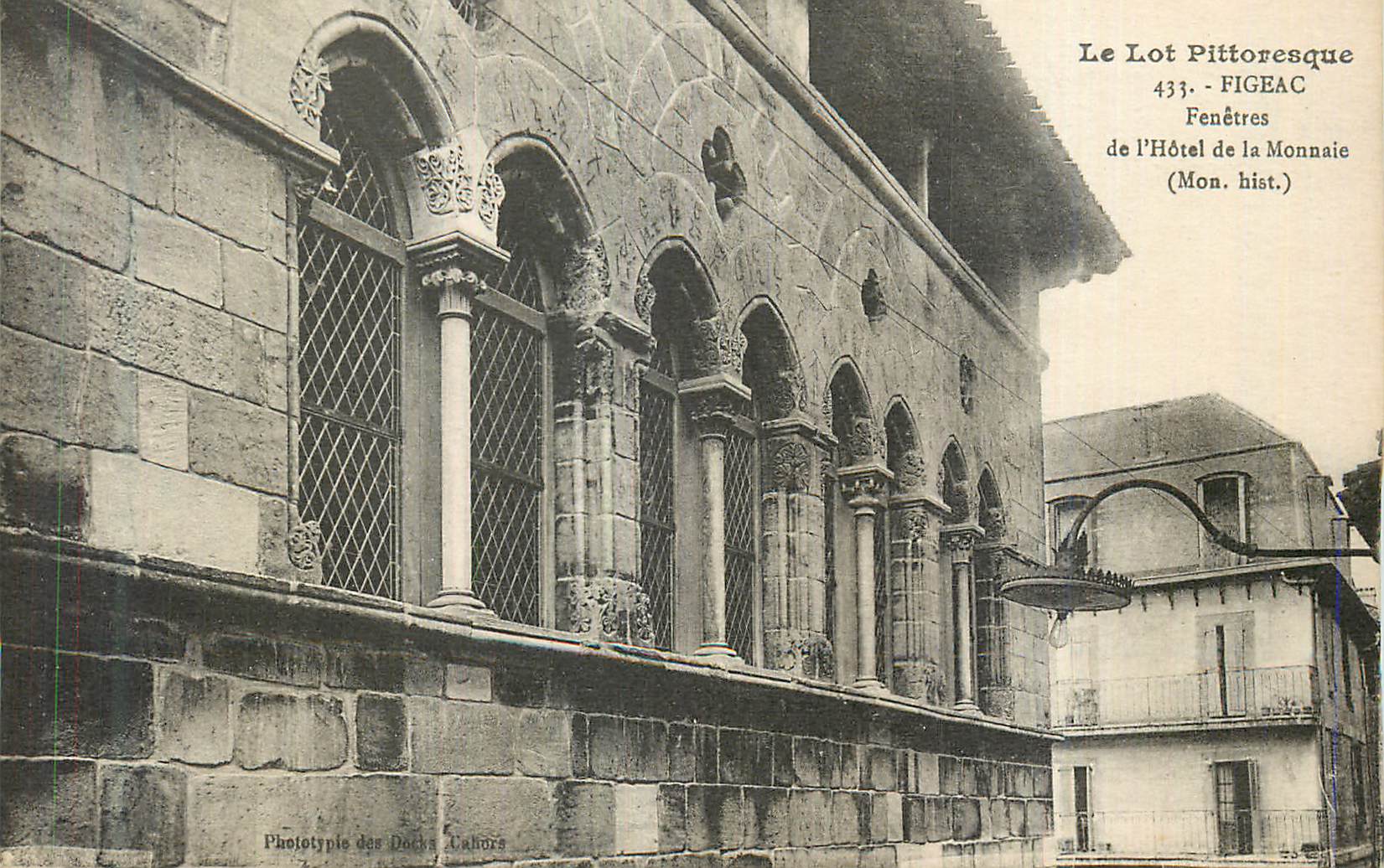 Fenêtres de l'Hôtel de la Monnaie — Figeac — Le Lot Pittoresque 433