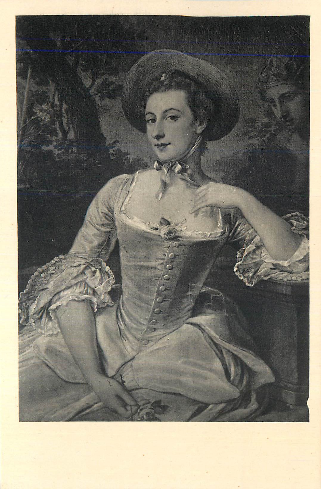 Portrait d'une dame en costume de cour — éditeur non visible