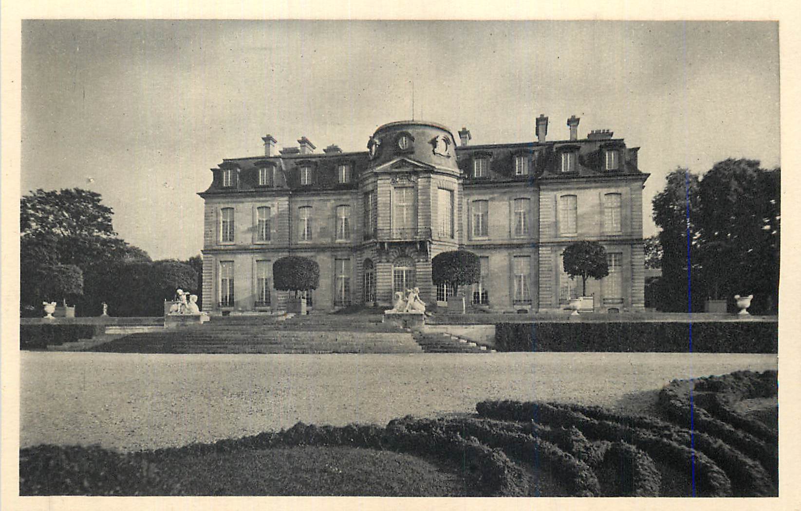 CPA Chateau de Champs Facade sur les jardins