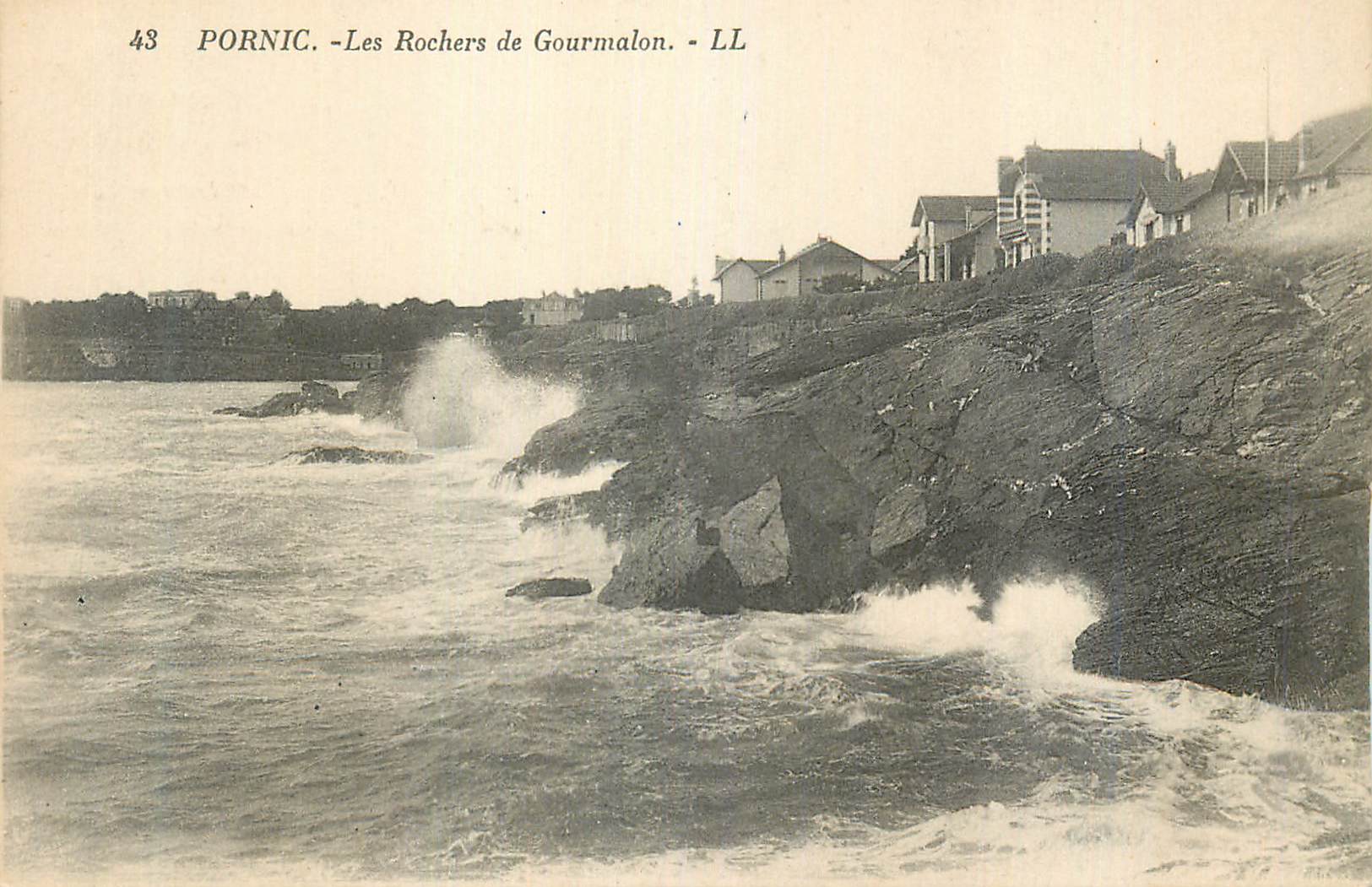 CPA Pornic Les Rochers de Gourmalon