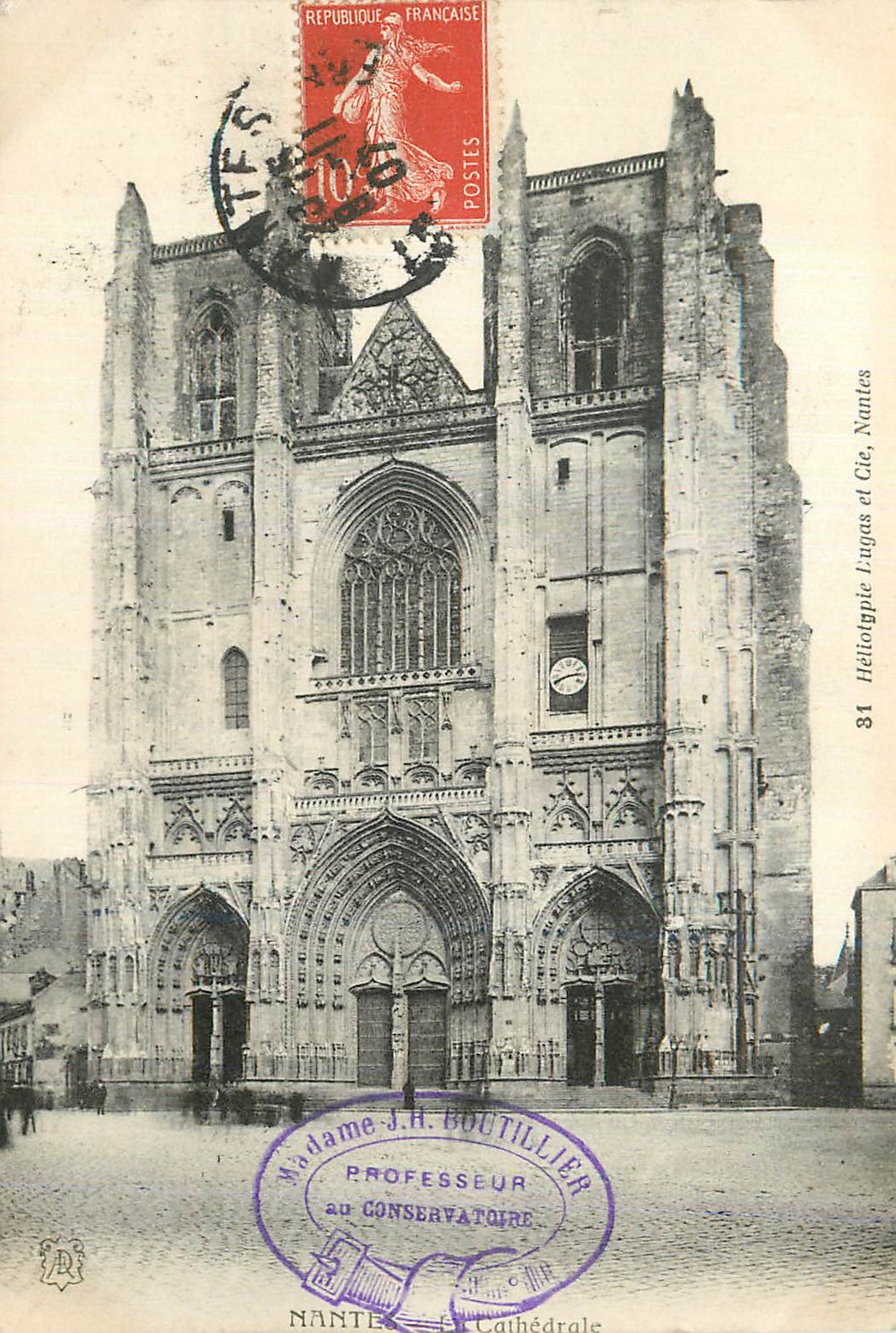 CPA Nantes La Cathedrale