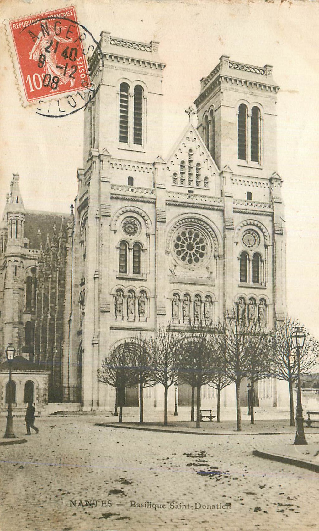 CPA Nantes Basilique Saint Donatien
