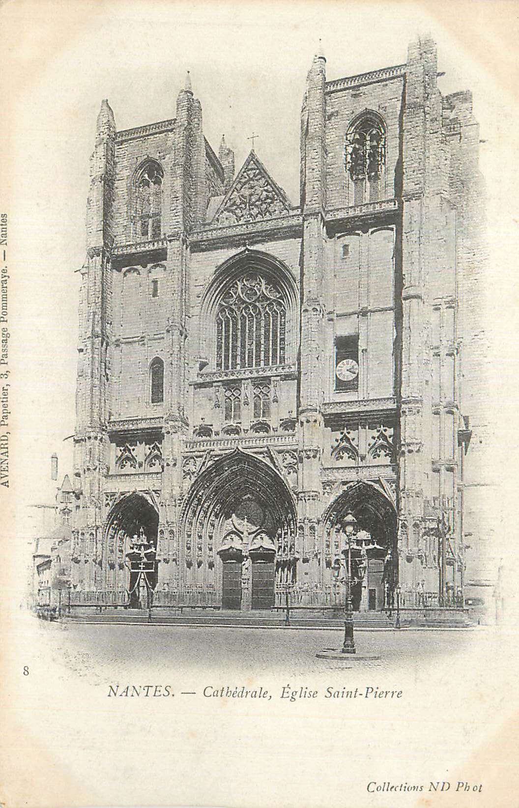 CPA Nantes Cathedrale Eglise Saint Pierre