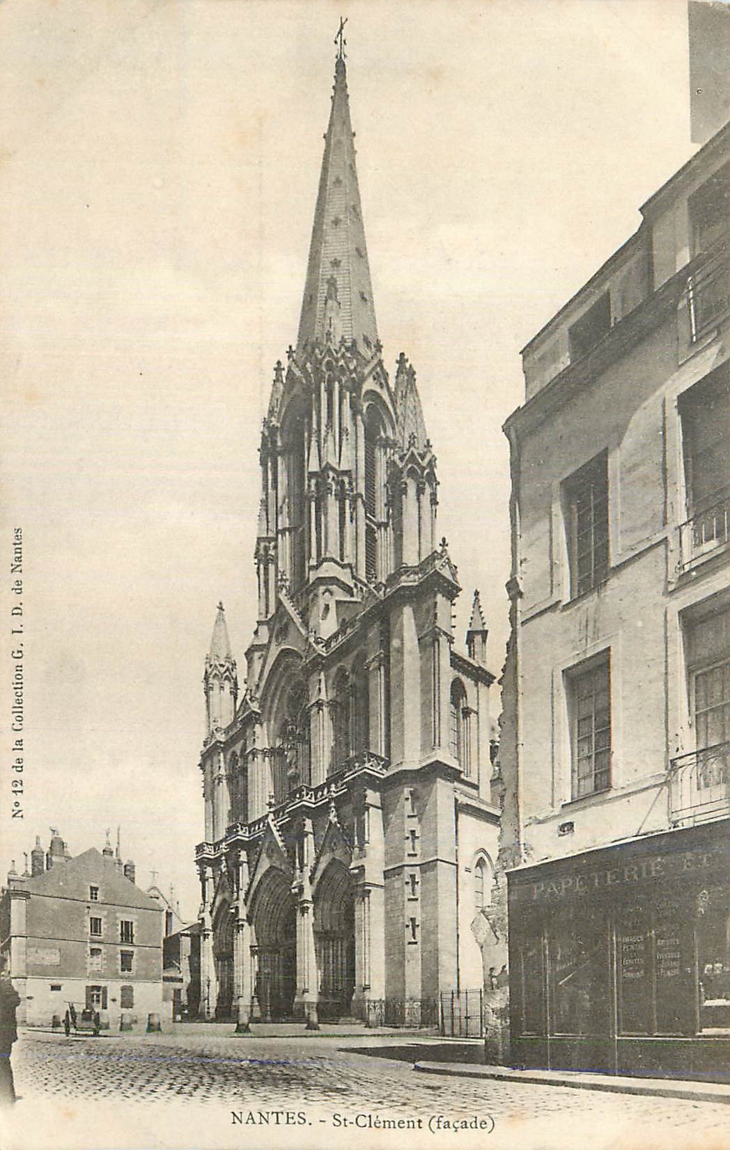 CPA Nantes St Clement facade