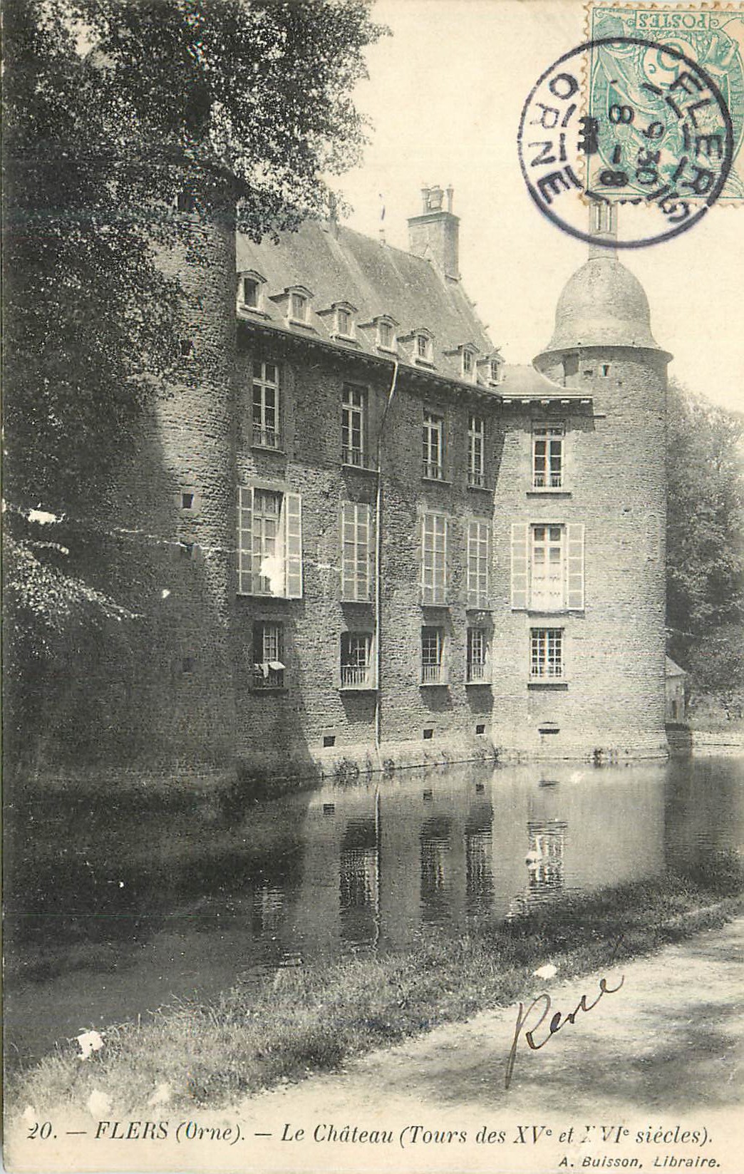 CPA Flers Orne Le Chateau Tours des xv et xvi siecles