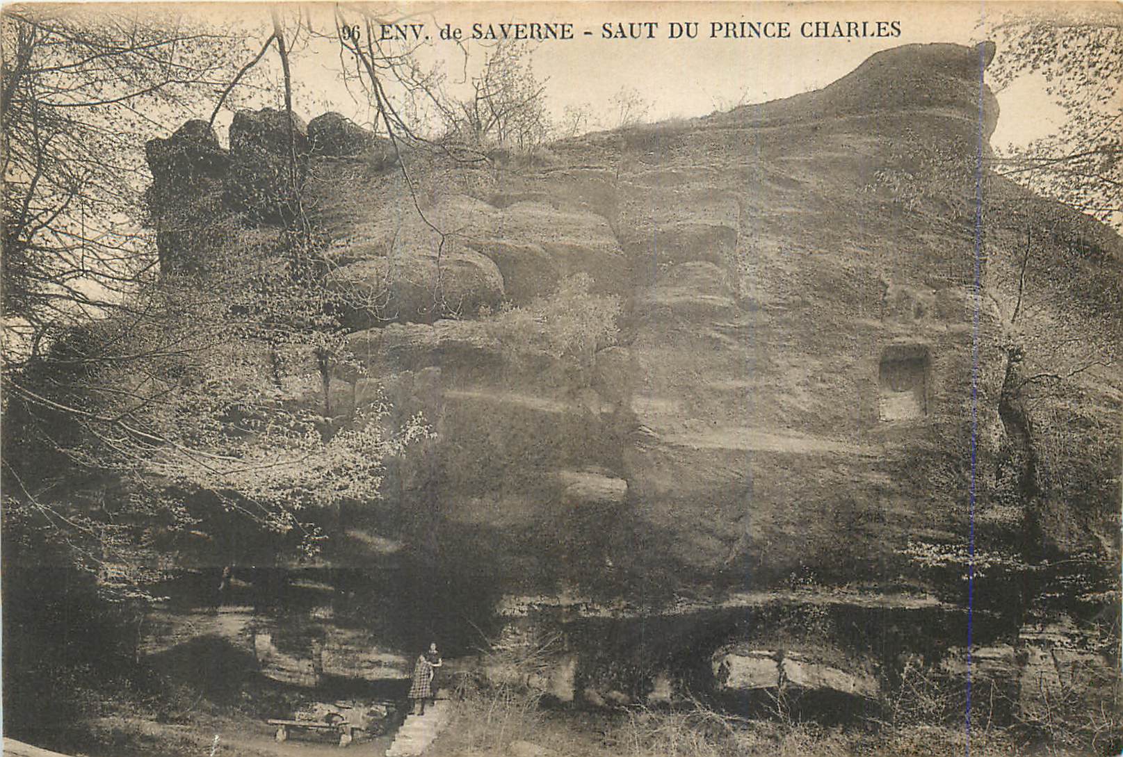 CPA Env de Saverne Saut du Prince Charles