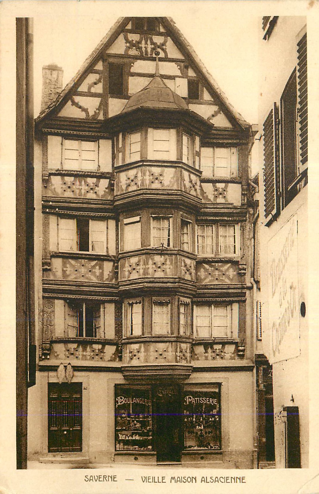 CPA Saverne Vieille Maison Alsacienne