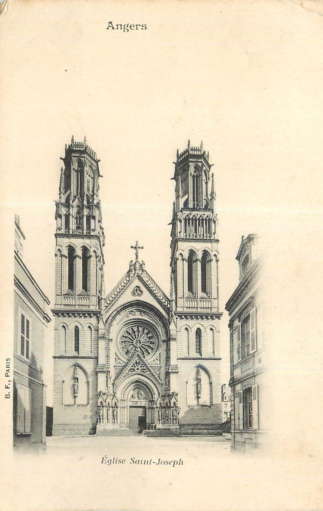 CPA Angers Eglise Saint Joseph (carte 1900)