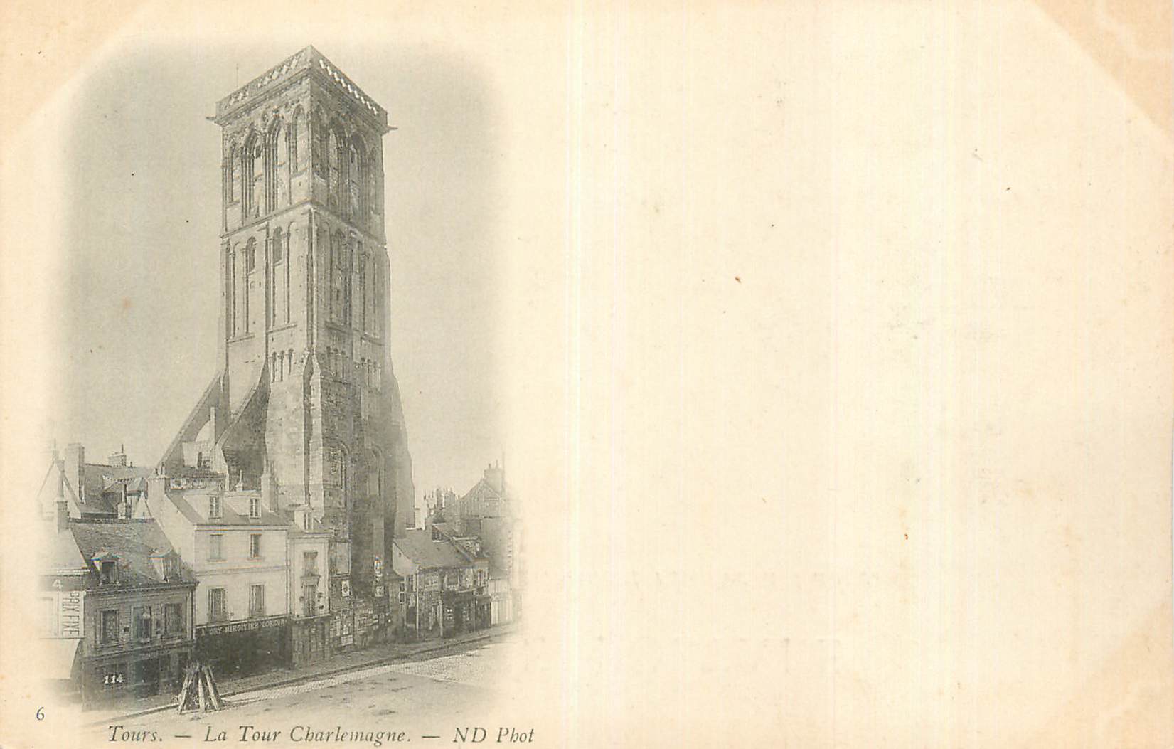 CPA Tours La Tour Charlemagne (carte 1900)