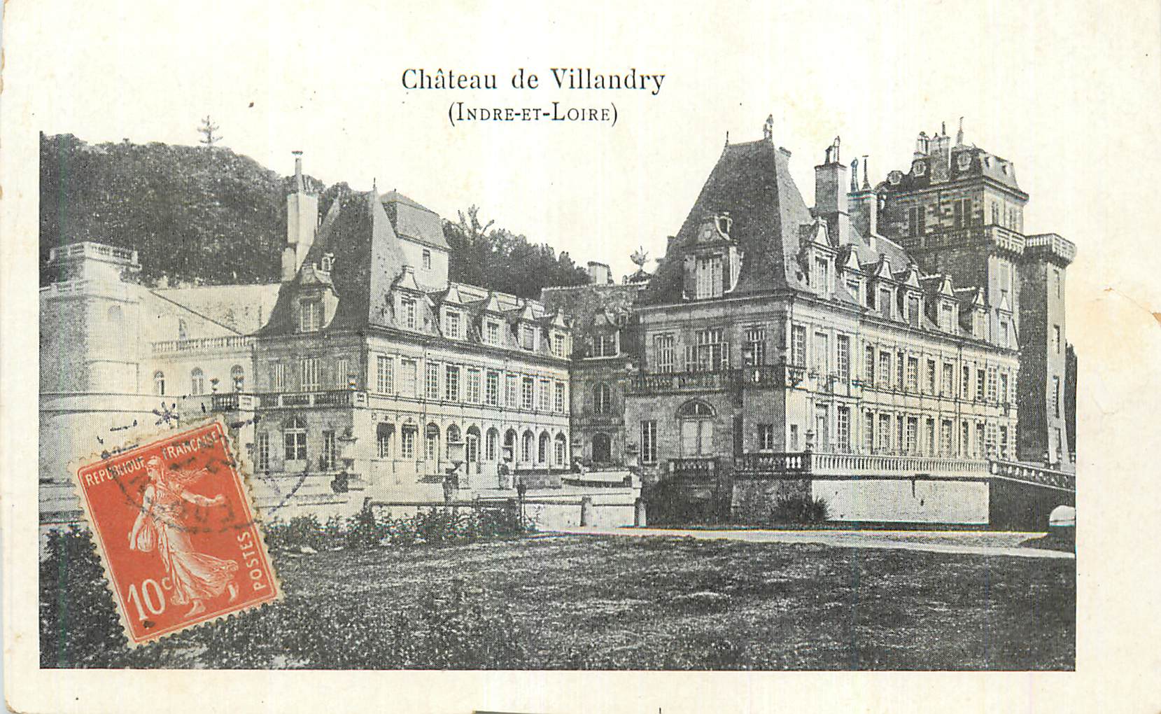 CPA Chateau de Villandry Indre et Loire