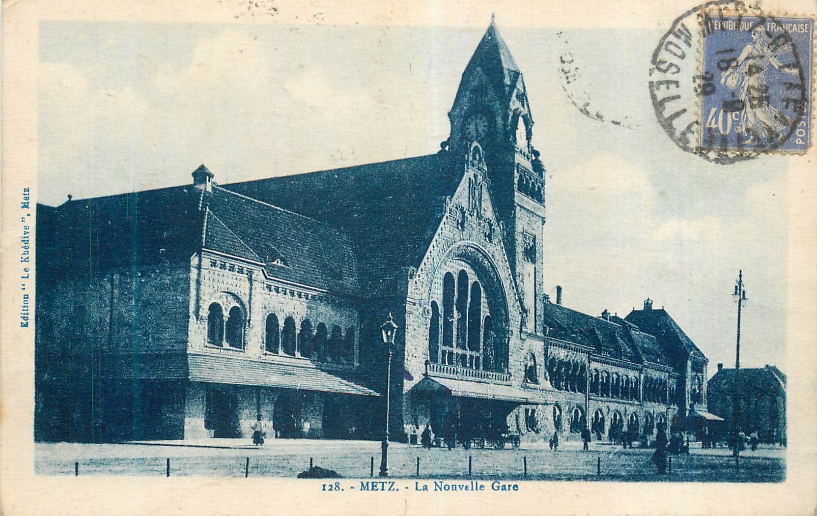 CPA Metz La Nouvelle Gare