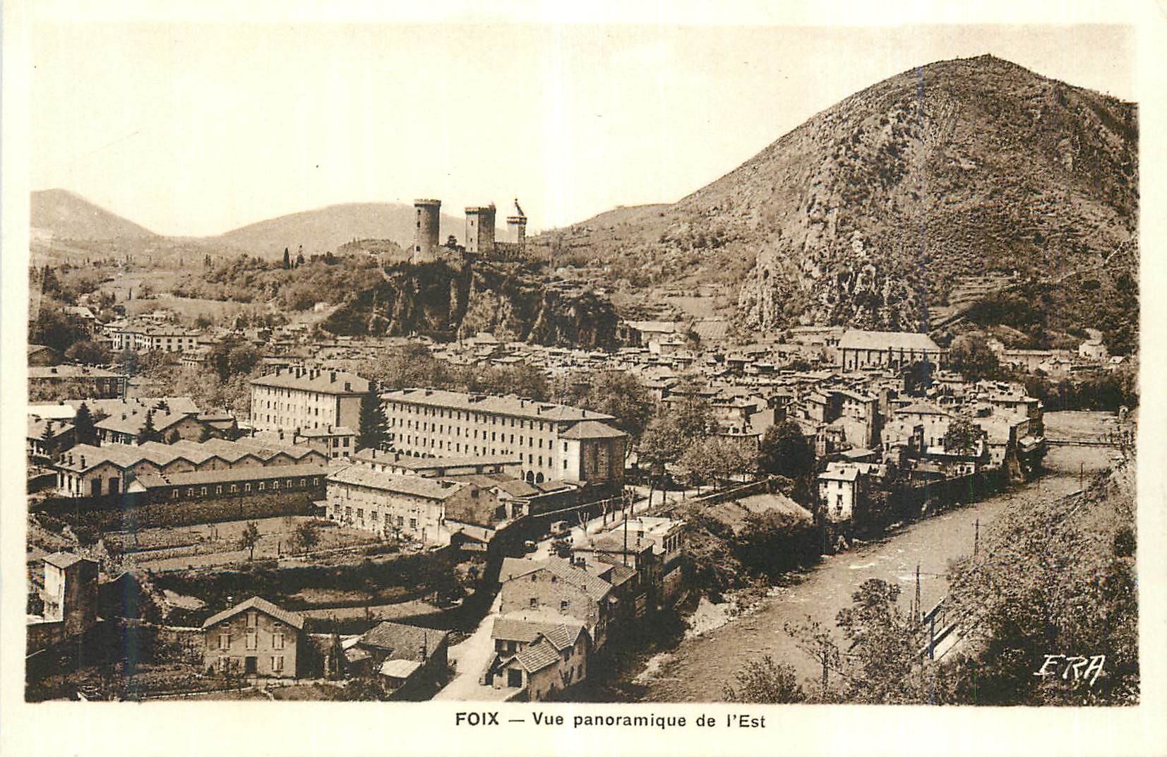 CPA Foix Vue panoramique de l Est