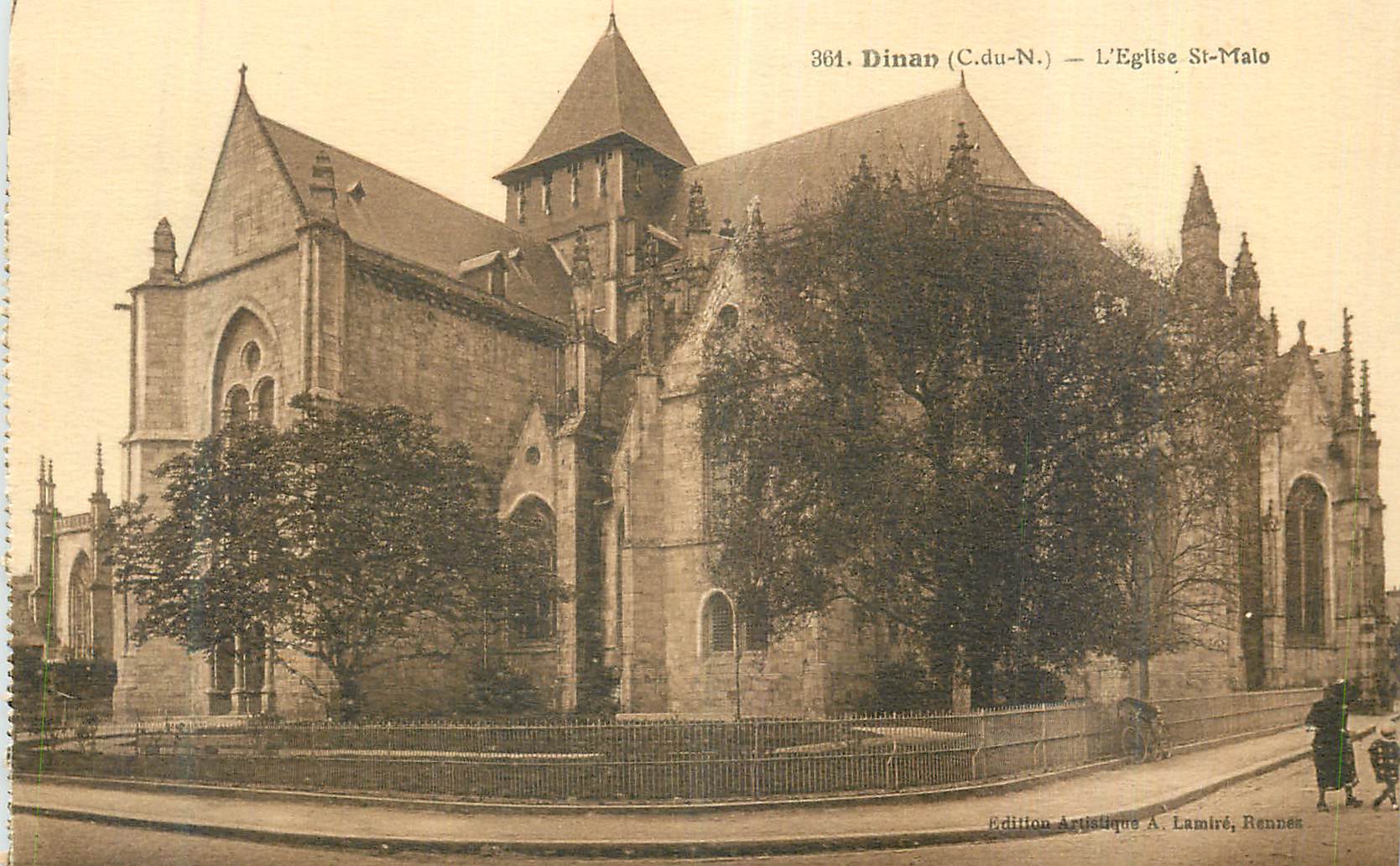 Dinan (C.du-N.) — L'Église St-Malo — Édition Artistique A. Lamiré, Rennes
