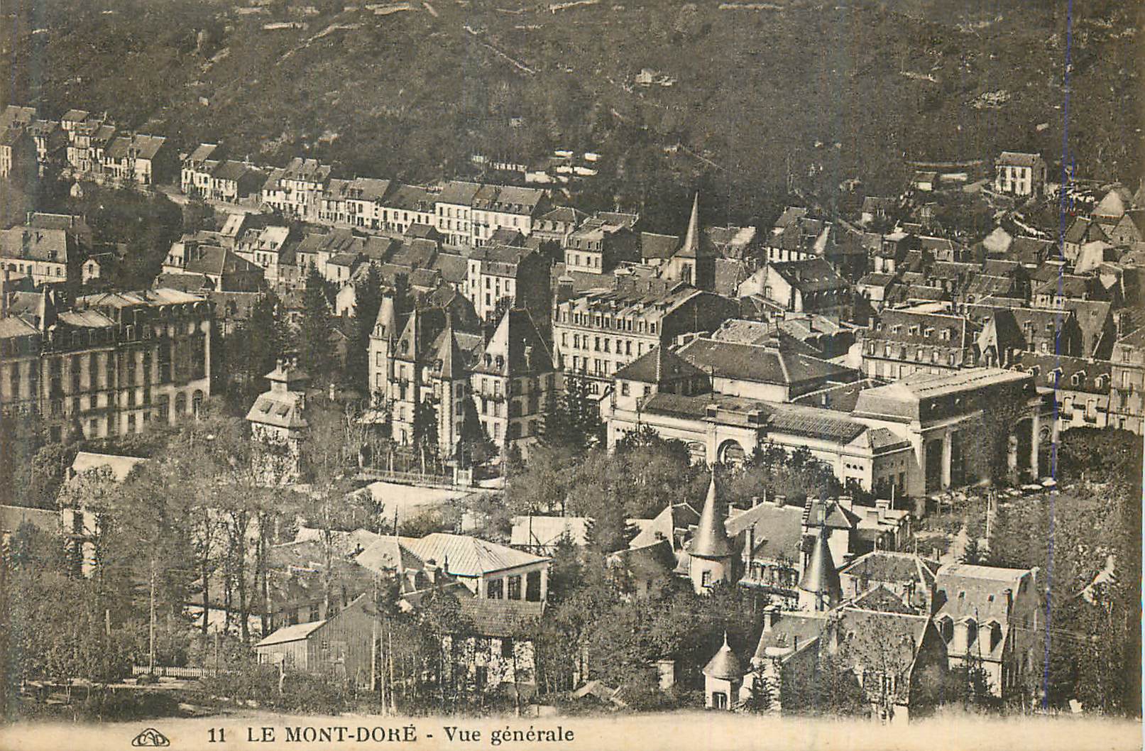 CPA Le Mont Dore Vue generale