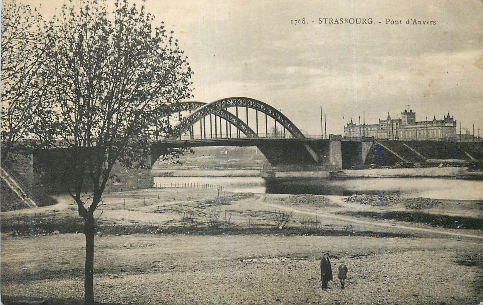 CPA Strasbourg Pont d Anvers