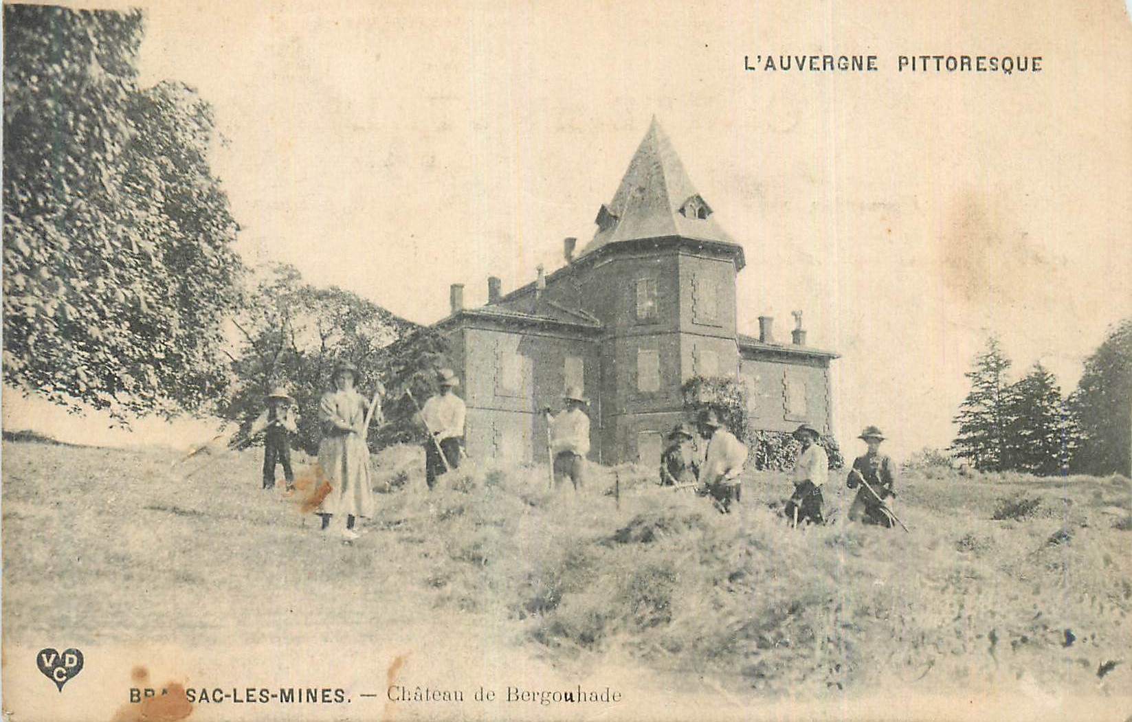Braasac-les-Mines — Château de Bergouhade — L'Auvergne pittoresque