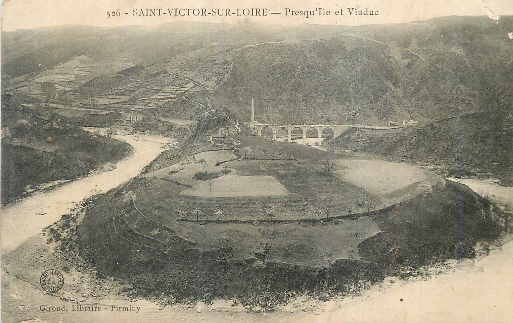 Saint-Victor-sur-Loire — Presqu'île et Viaduc — Girond, Libraire - Firminy
