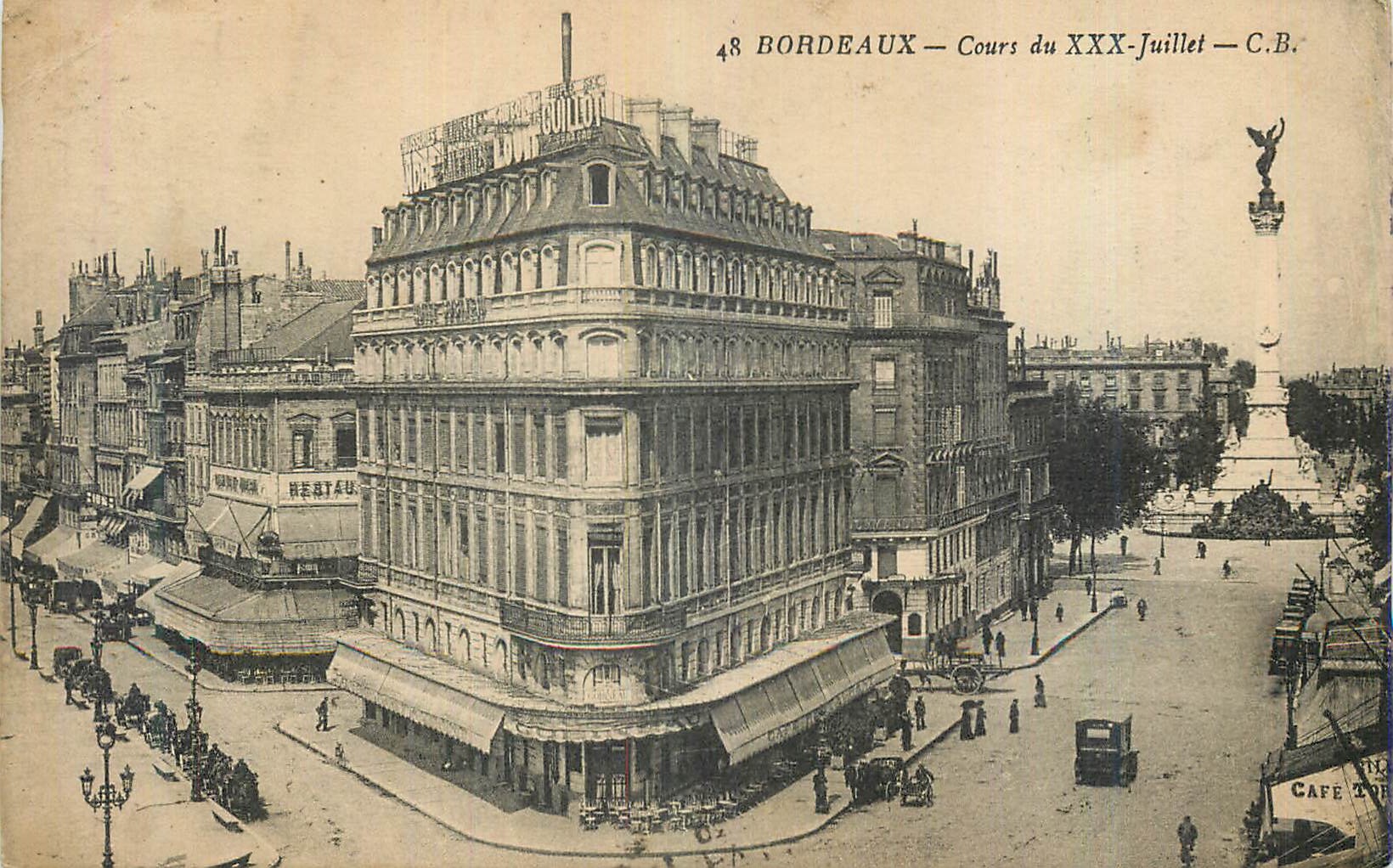 CPA Bordeaux Cours du xxx Juillet