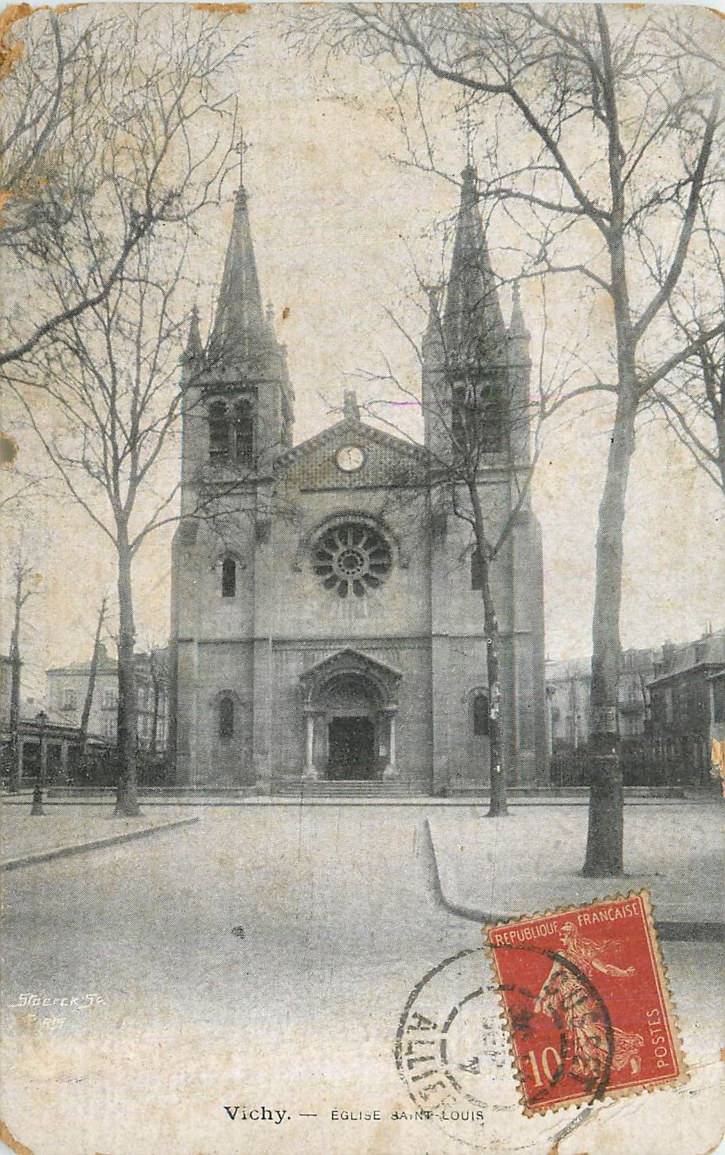 CPA Vichy Eglise Sainte Louis