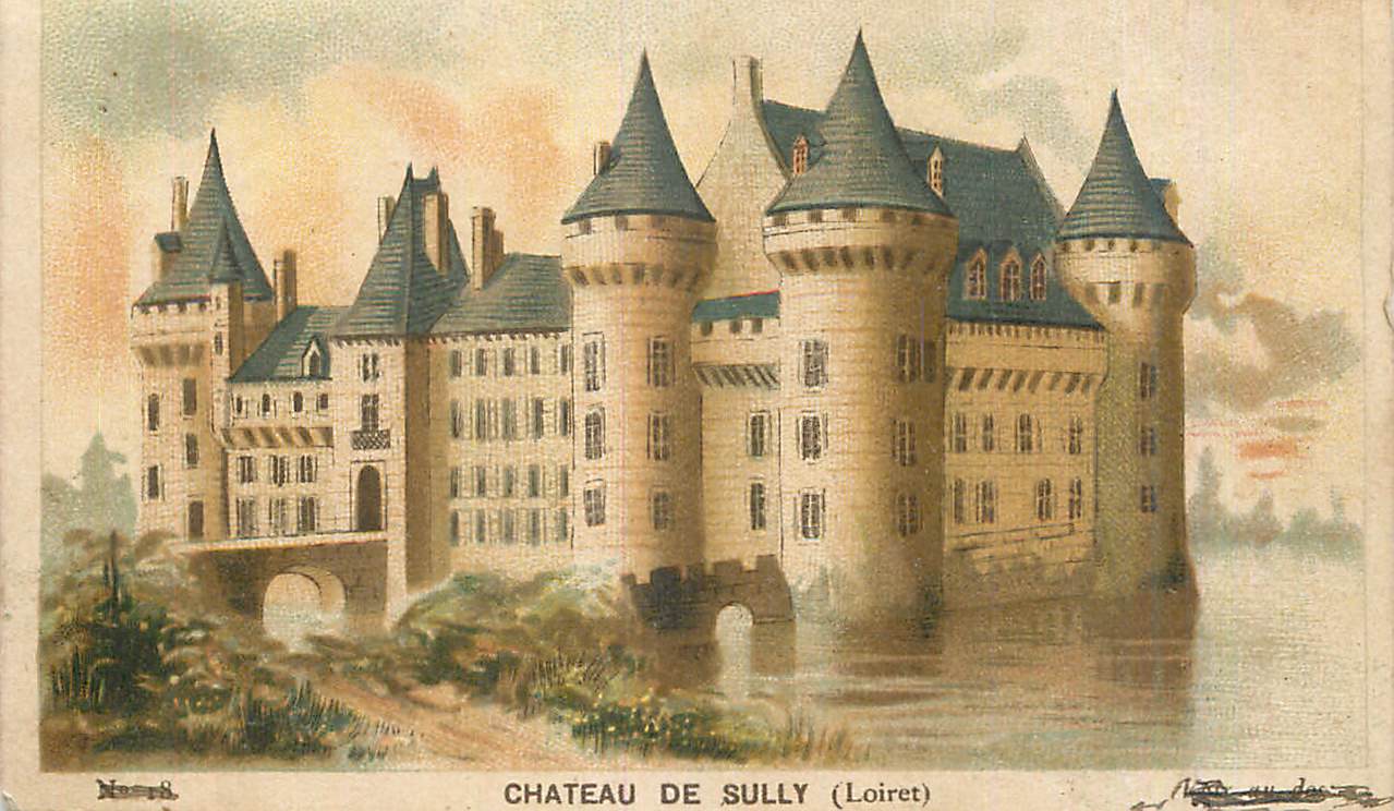 Chromo Chateau de Sully Loiret