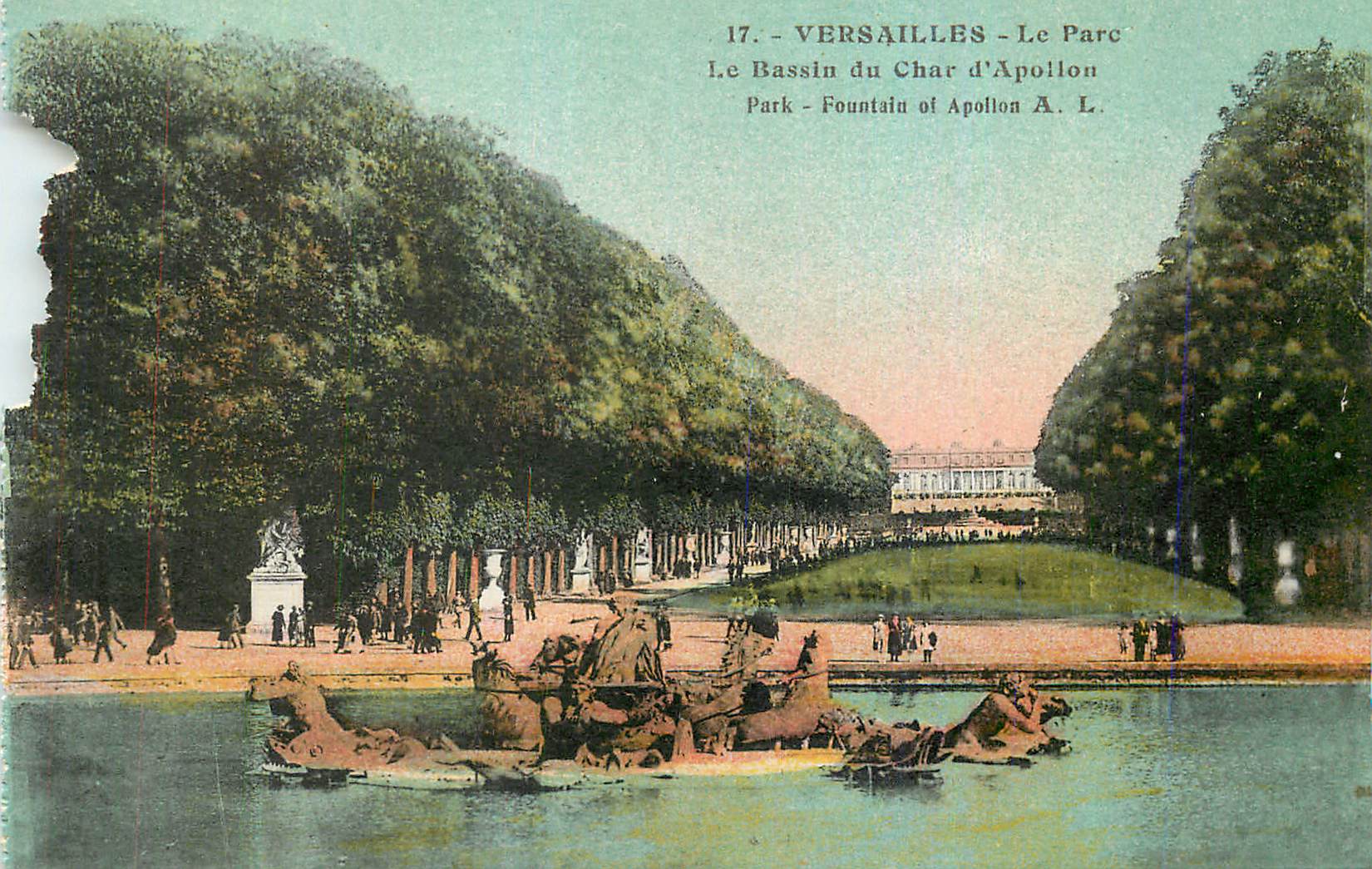 Versailles - Il Bacino del Carro di Apollo - Parco - Fontana di Apollo A. L.