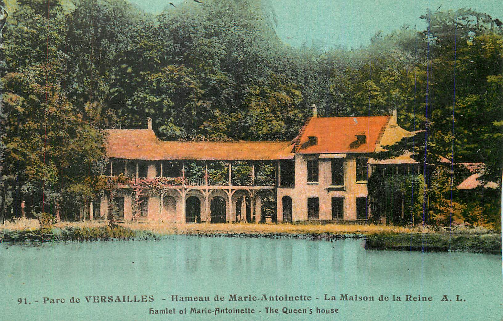 CPA Parc de Versailles Hameau de Marie Antoinette La Maison de la Reine