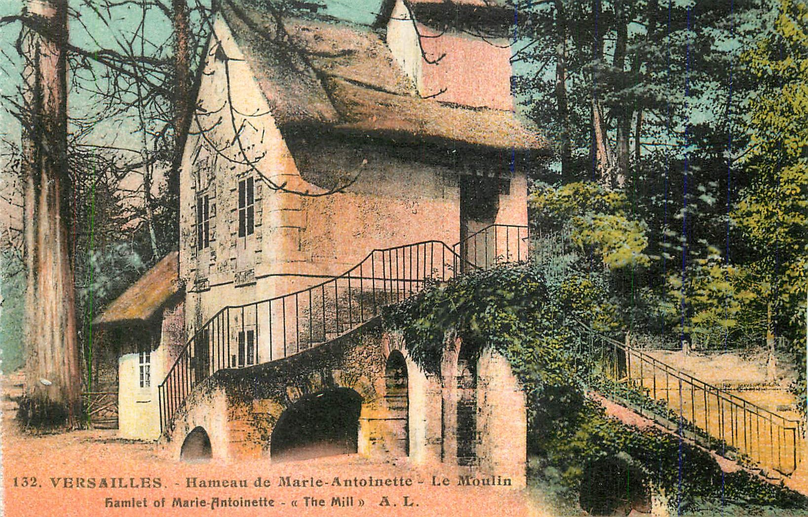 CPA Versailles Hameau de Marie Antoinette Le Moulin