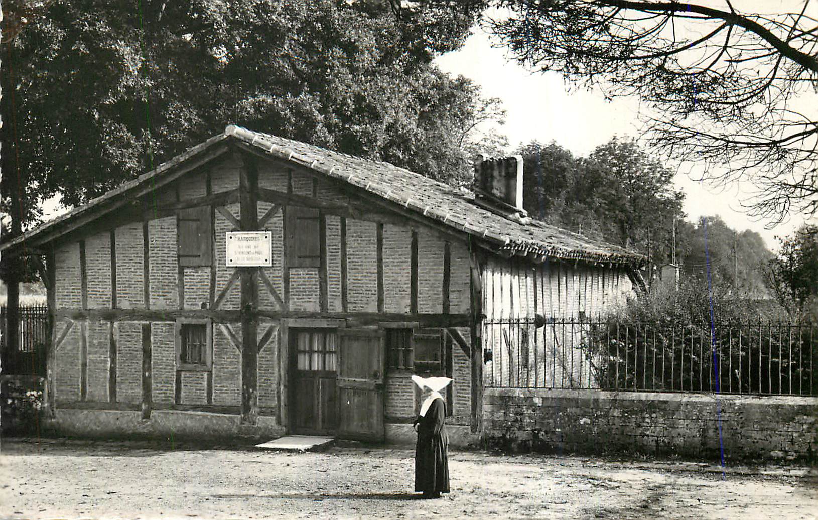 CPM Berceau de Saint Vincent de Paul Landes Ranquines ici est ne Saint Vincent