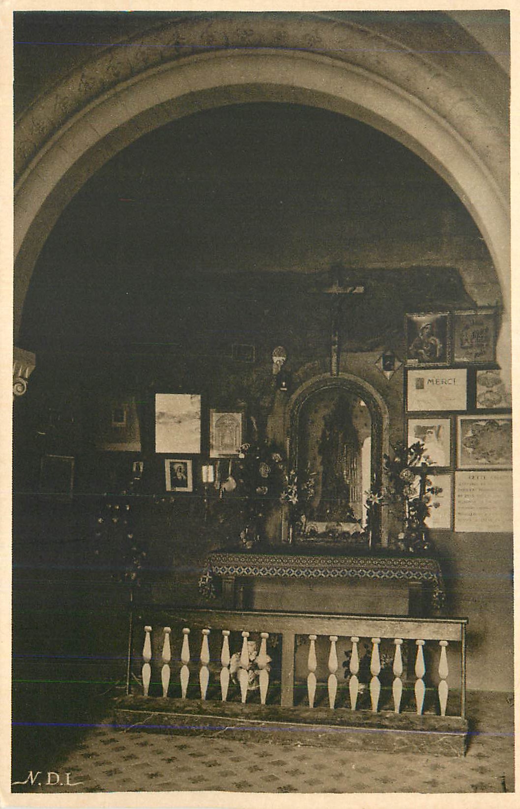 CPA Notre Dame de Laghet A M Chapelle primitive xi siecle