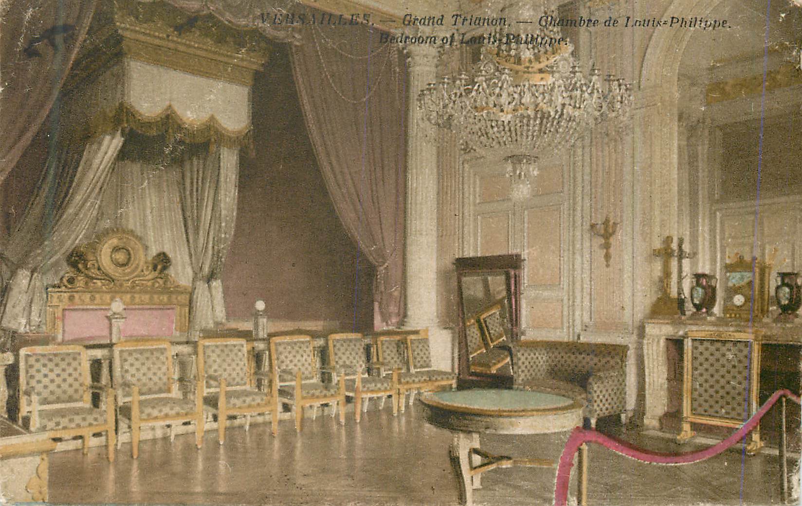 CPA Versailles Grand Trianon Chambre de Louis Philippe