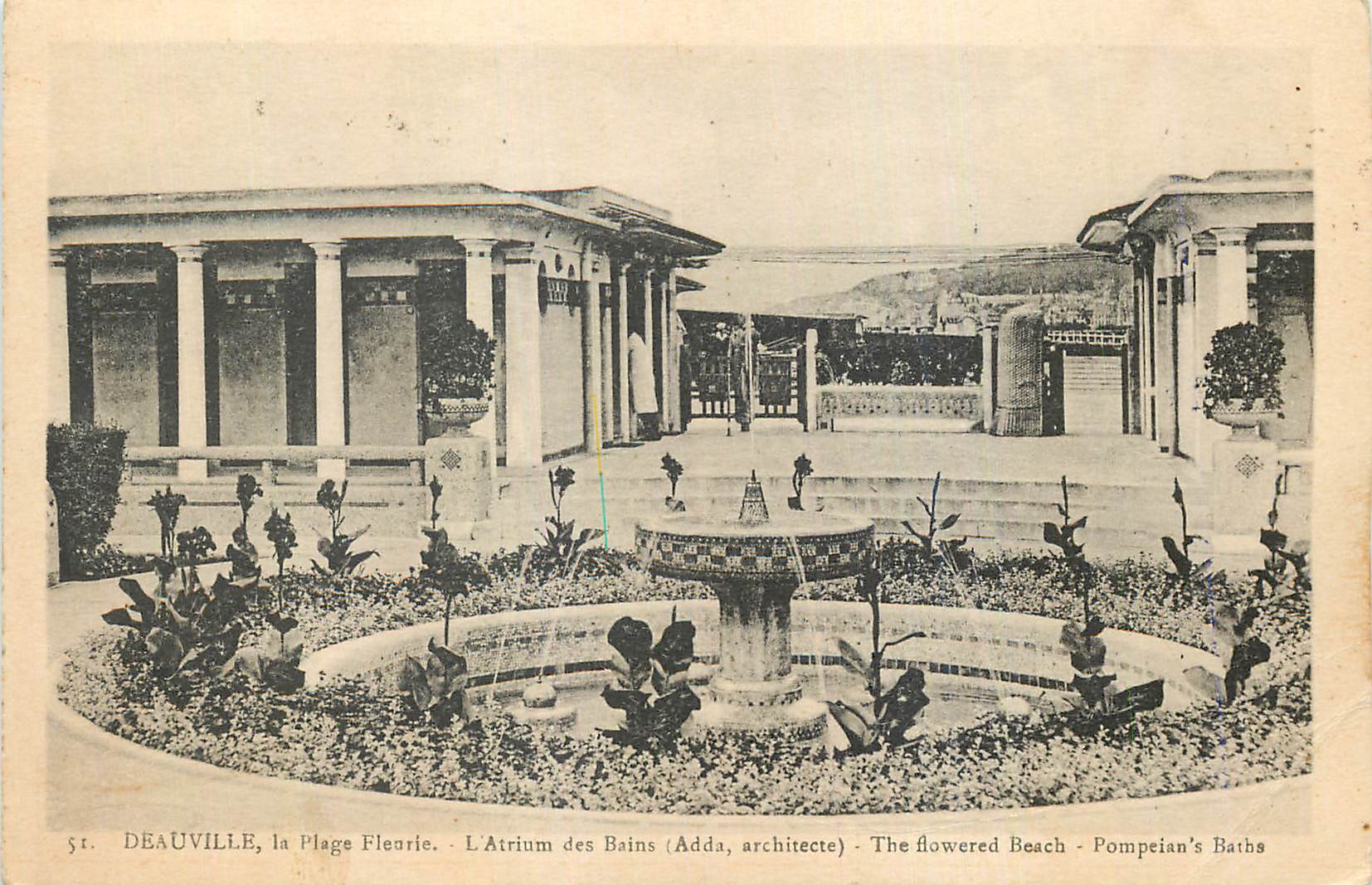 Deauville, la Plage Fleurie — L'Atrium des Bains (Adda, architecte)