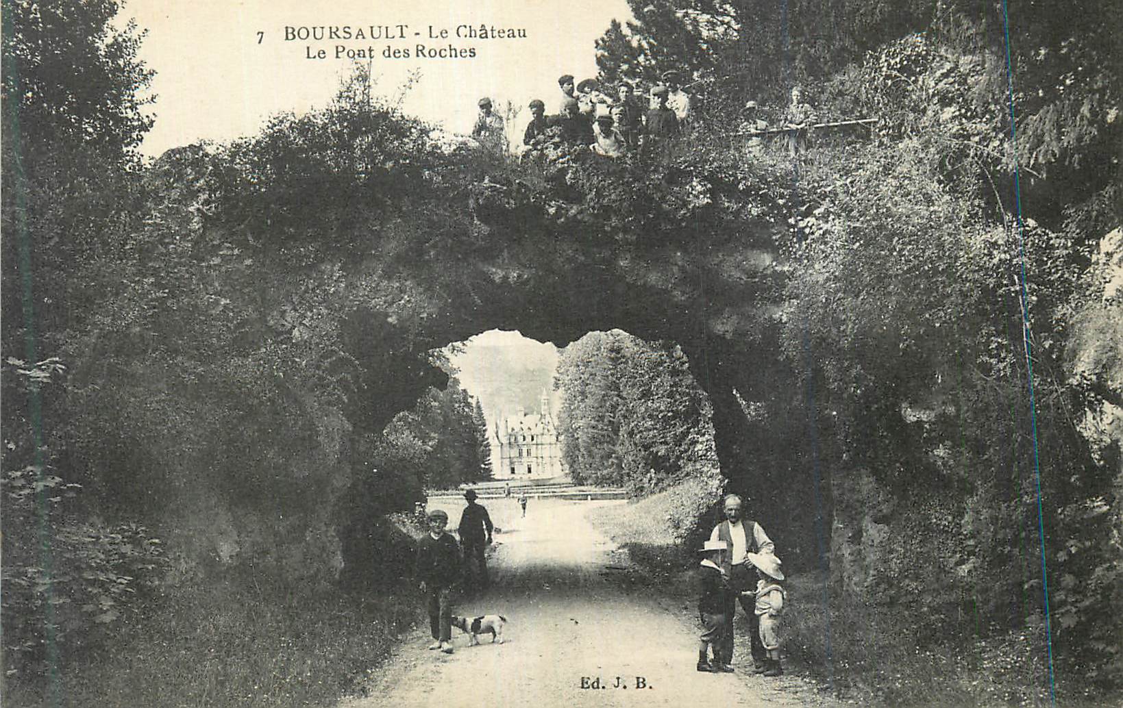 Boursault - Le Château, Le Pont des Roches — Ed. J. B.