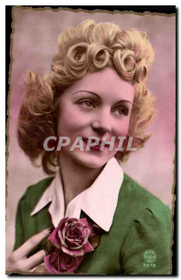 CPA Fantaisie Femme