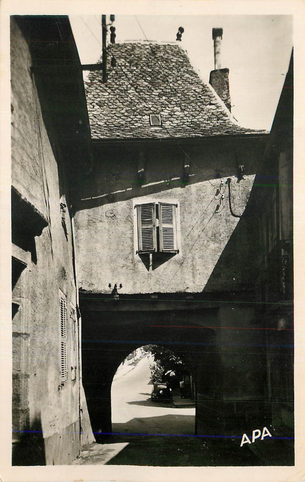CPM Montsalvy (Cantal) Le Porche Nord