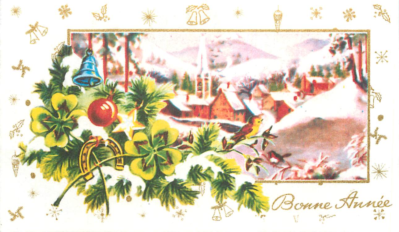 CPA Bonne Annee
