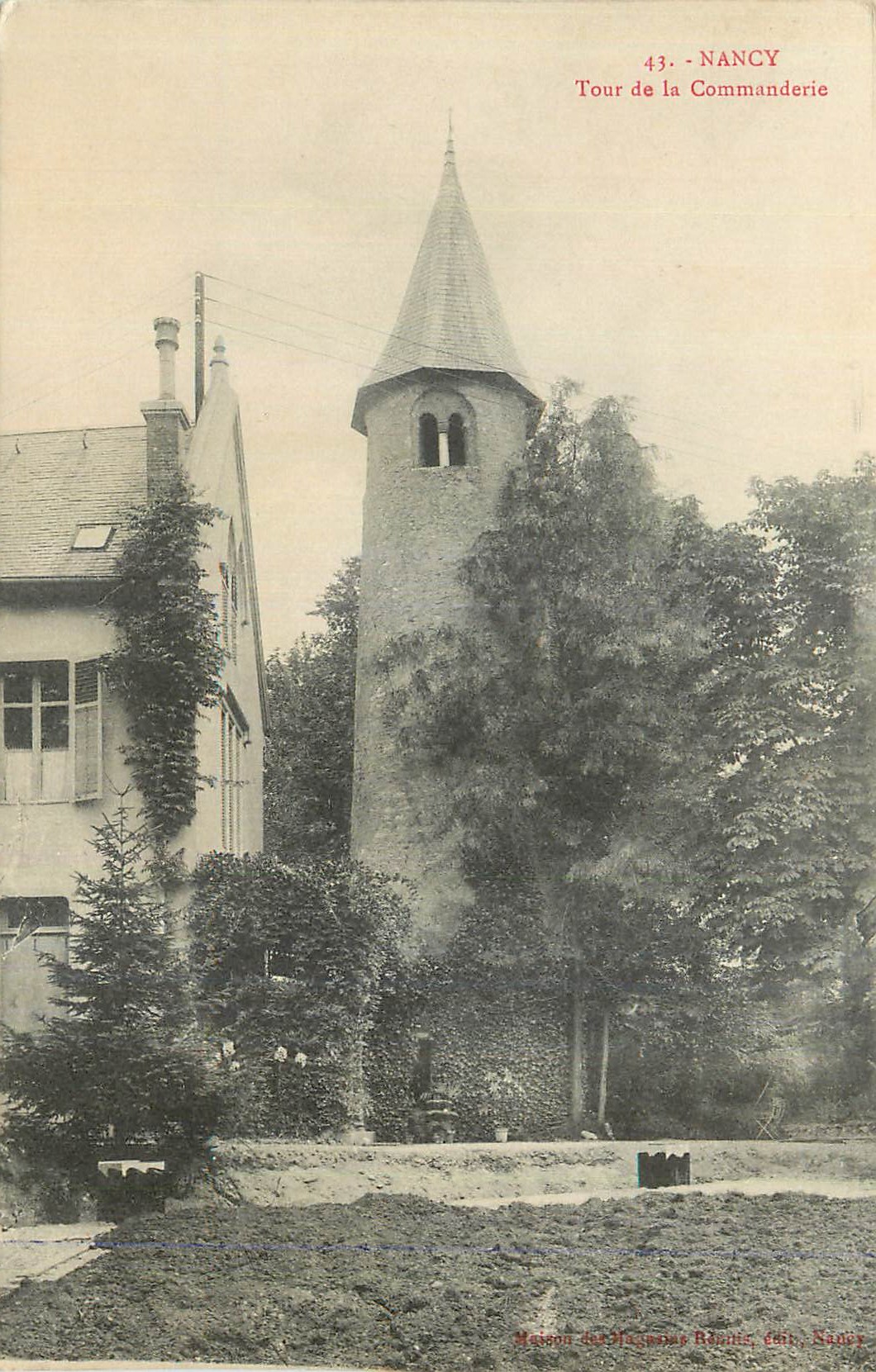 Nancy — Tour de la Commanderie — Maison Jos. Magnanès, édit., Nancy