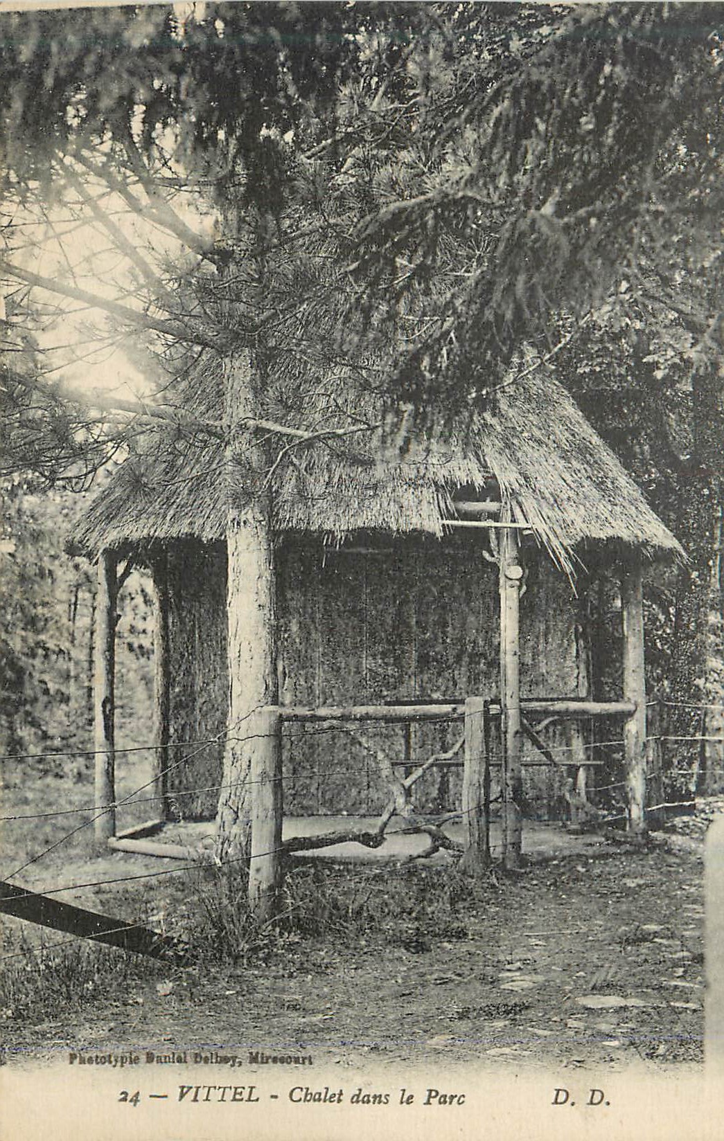 CPA Vittel Chalet dans le Parc