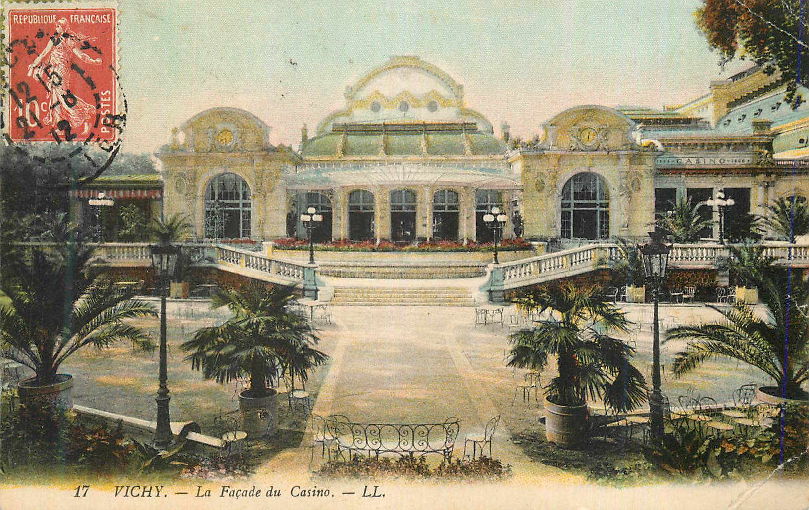 CPA Vichy La Facade du Casino
