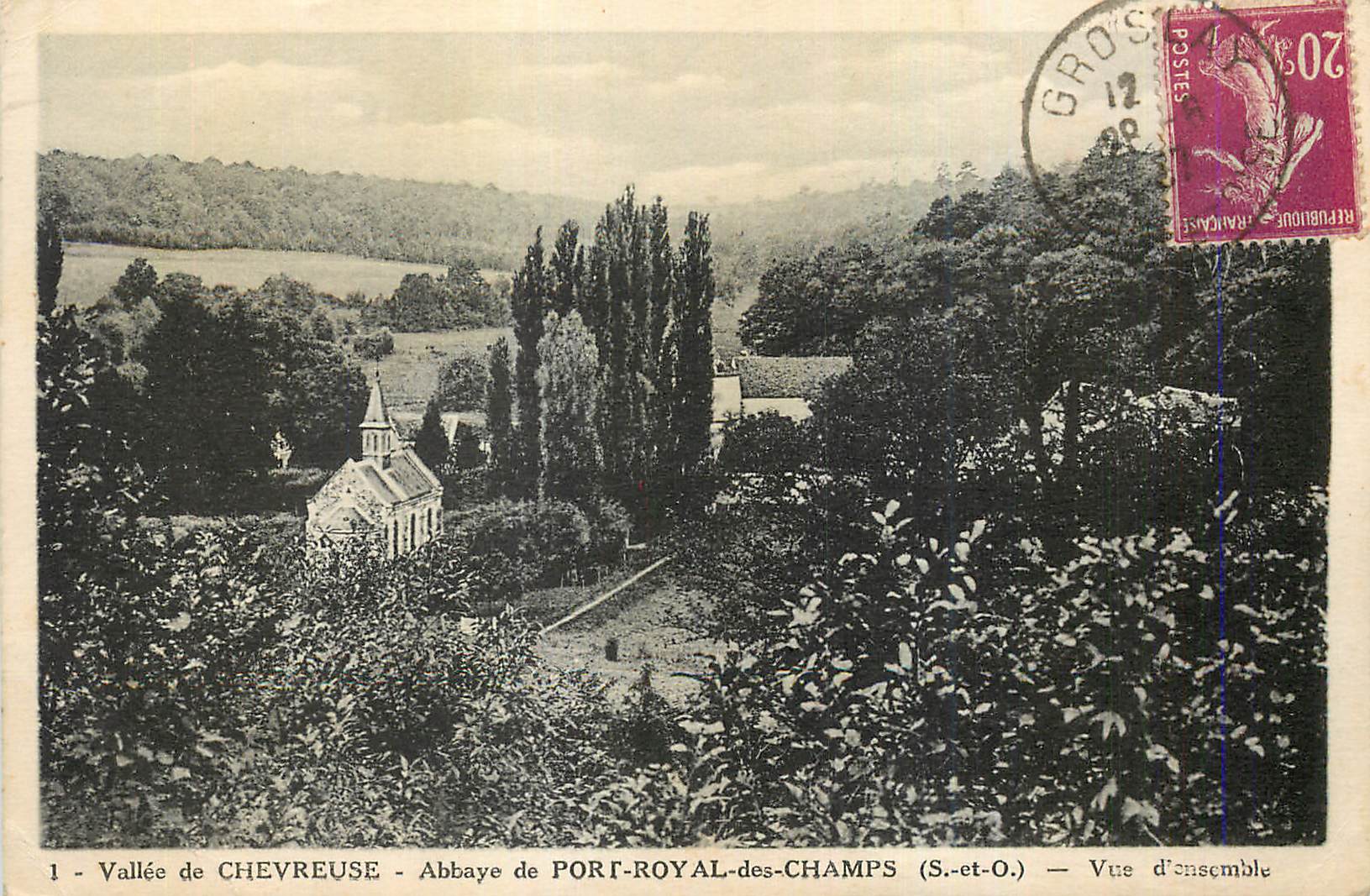 CPA Vallee de Chevreuse Abbaye de Port Royal des Champs (S et O) Vue d'Ensemble
